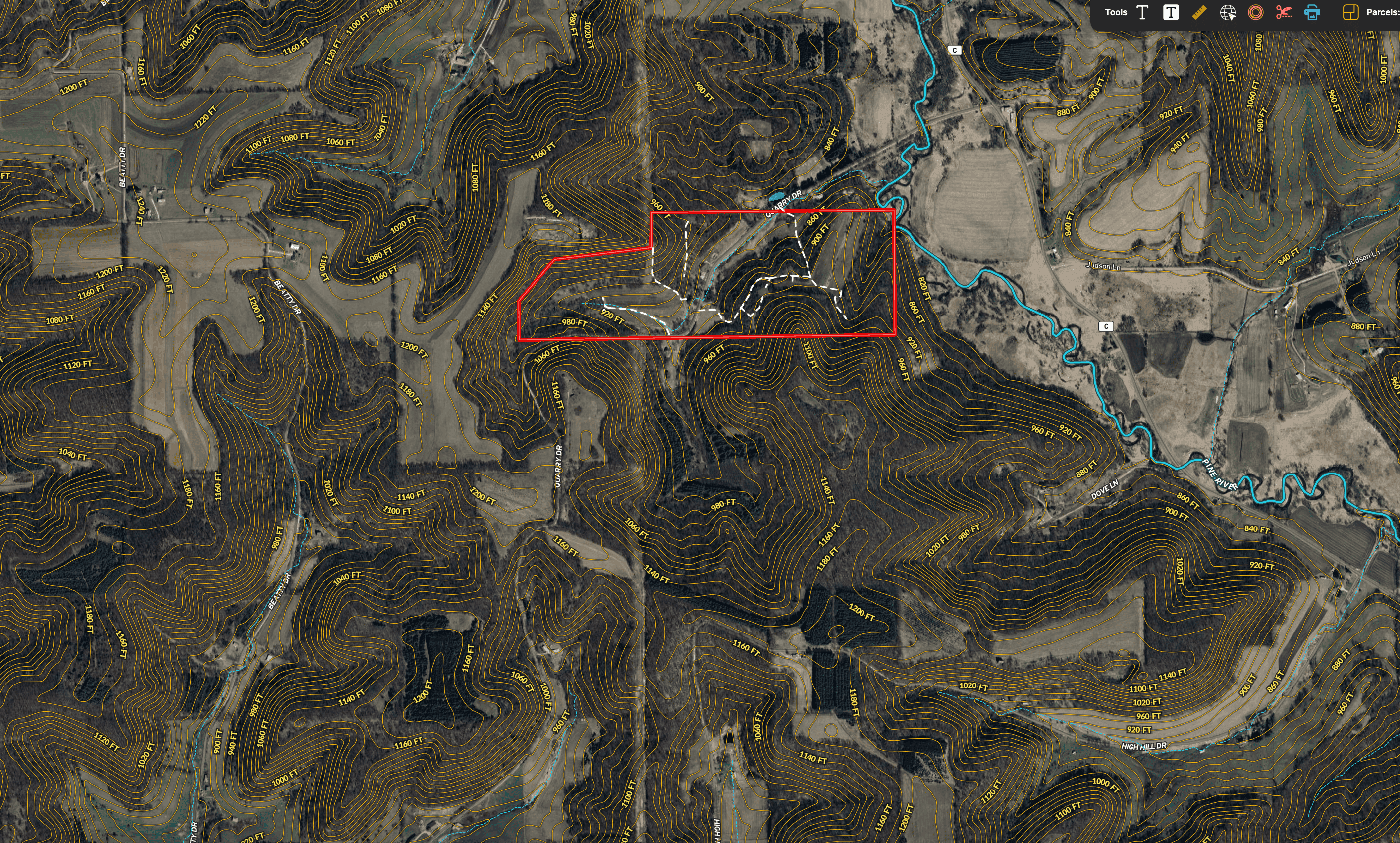 Premium Driftless Hunting Camp in Richland County, Wisconsin