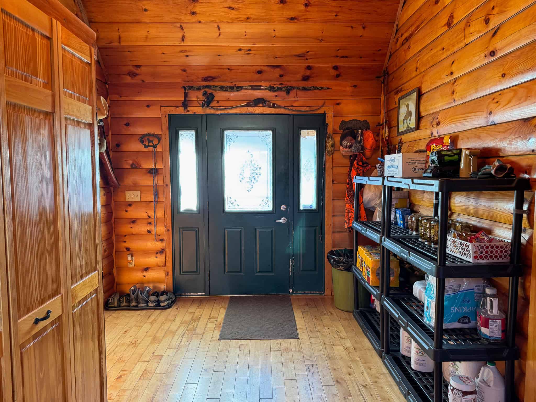 2,000 Sq. Ft. Log Home on 48 Acres  – Milo, Maine