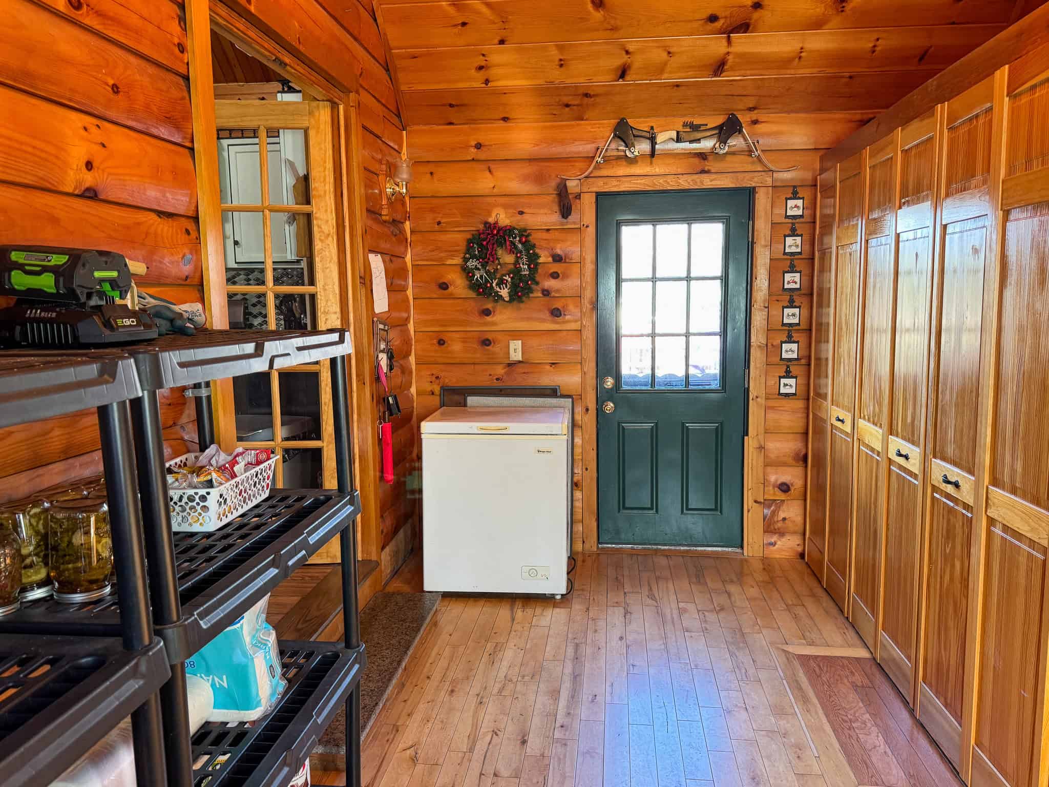 2,000 Sq. Ft. Log Home on 48 Acres  – Milo, Maine