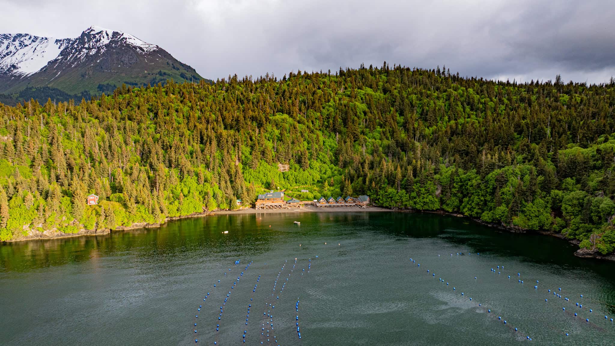 Off-Grid Alaska Lodge for Sale in Halibut Cove