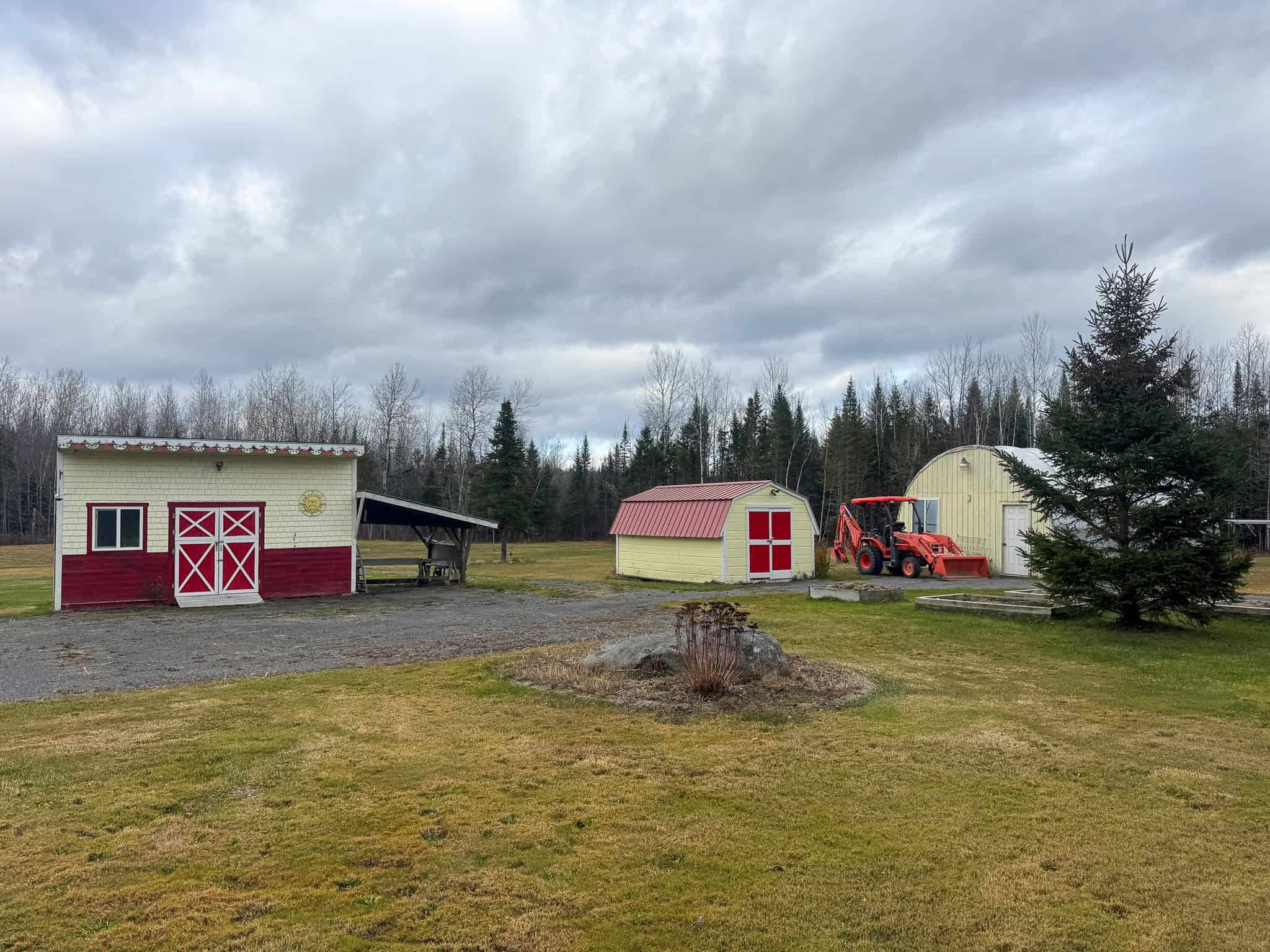 2,000 Sq. Ft. Log Home on 48 Acres  – Milo, Maine