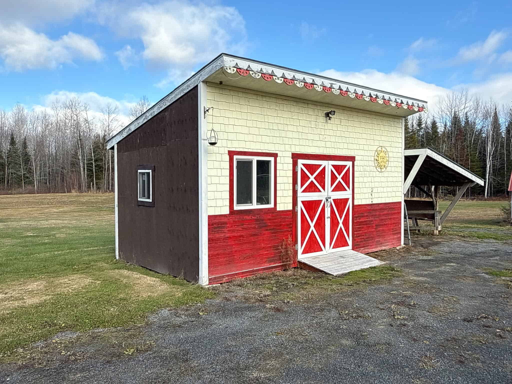 2,000 Sq. Ft. Log Home on 48 Acres  – Milo, Maine