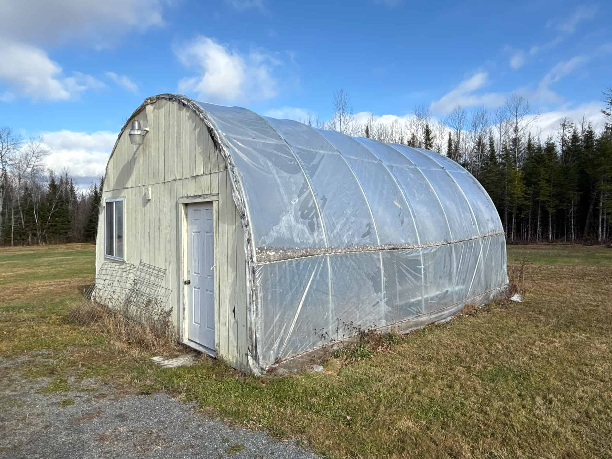 2,000 Sq. Ft. Log Home on 48 Acres  – Milo, Maine