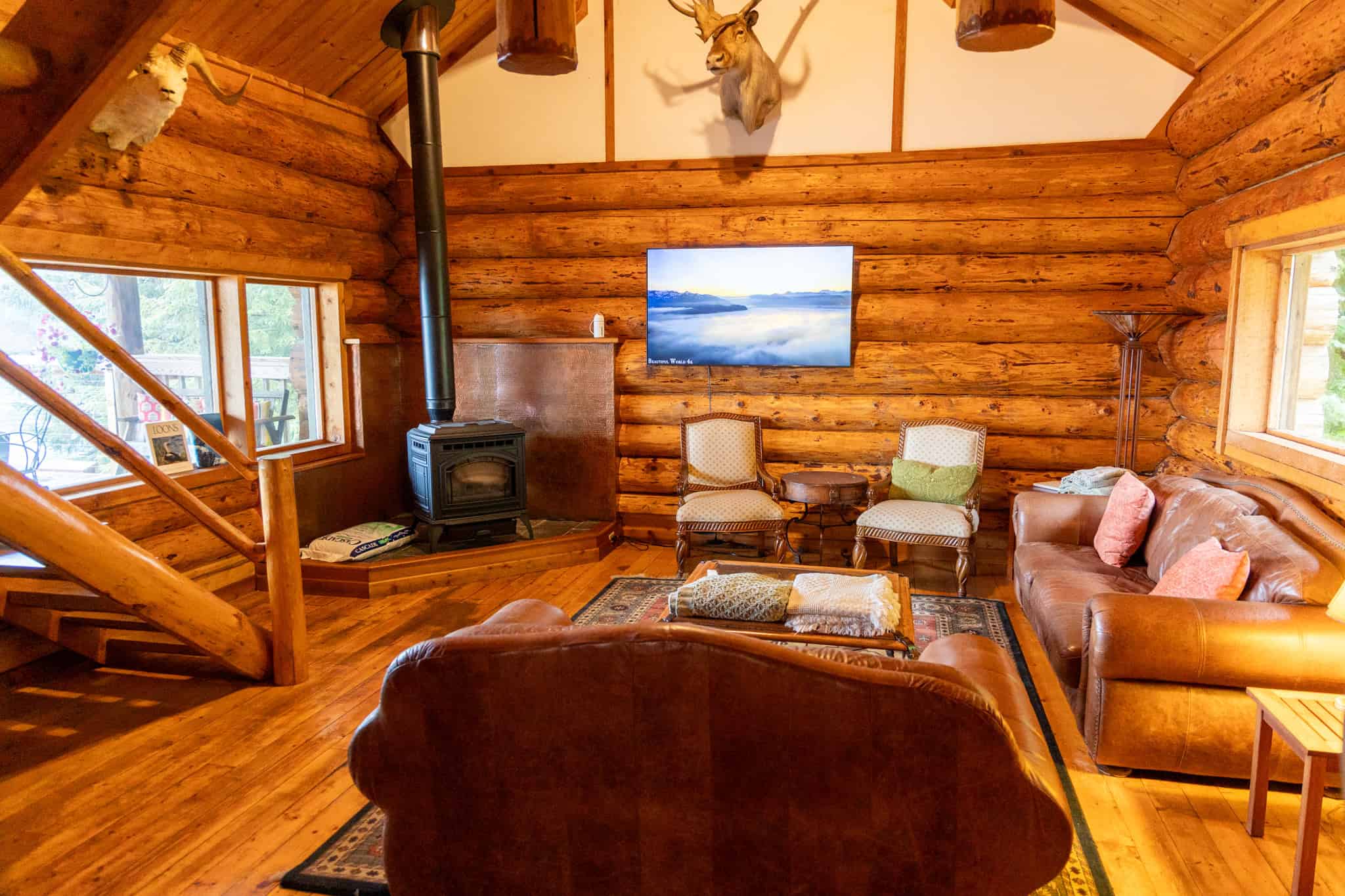 Off-Grid Alaska Lodge for Sale in Halibut Cove