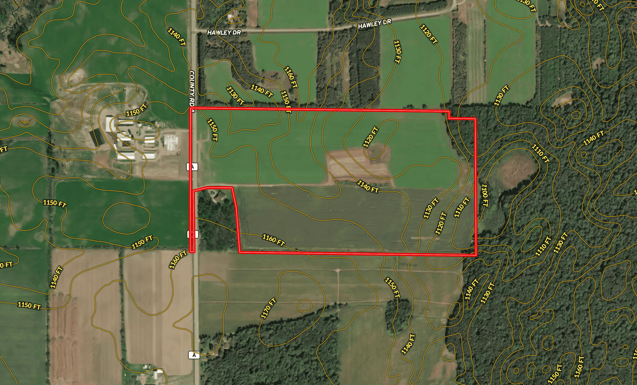 75± Acres of Productive Farmland Property in Portage County, WI