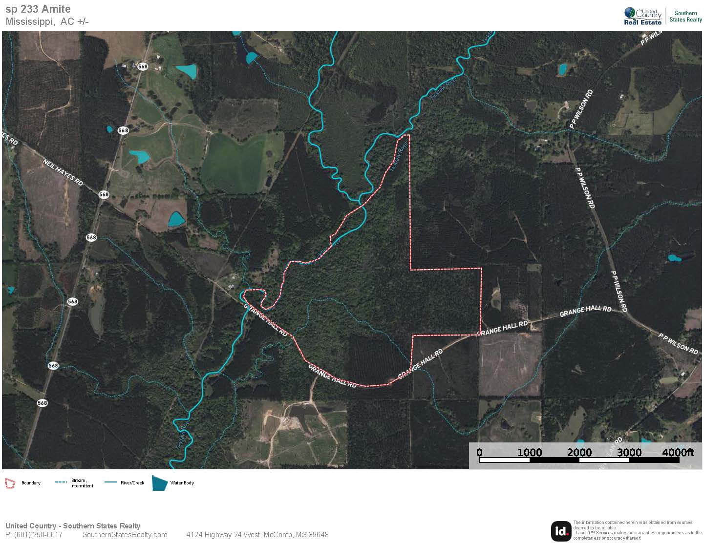 233-Acre Paradise on the Tickfaw River, Osyka, Amite County, MS