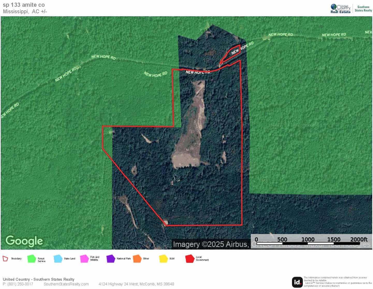 Hunting Land for Sale in Amite County, Mississippi