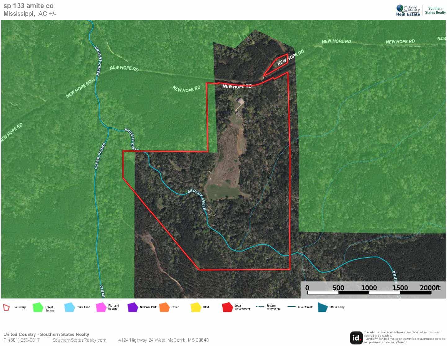 Hunting Land for Sale in Amite County, Mississippi