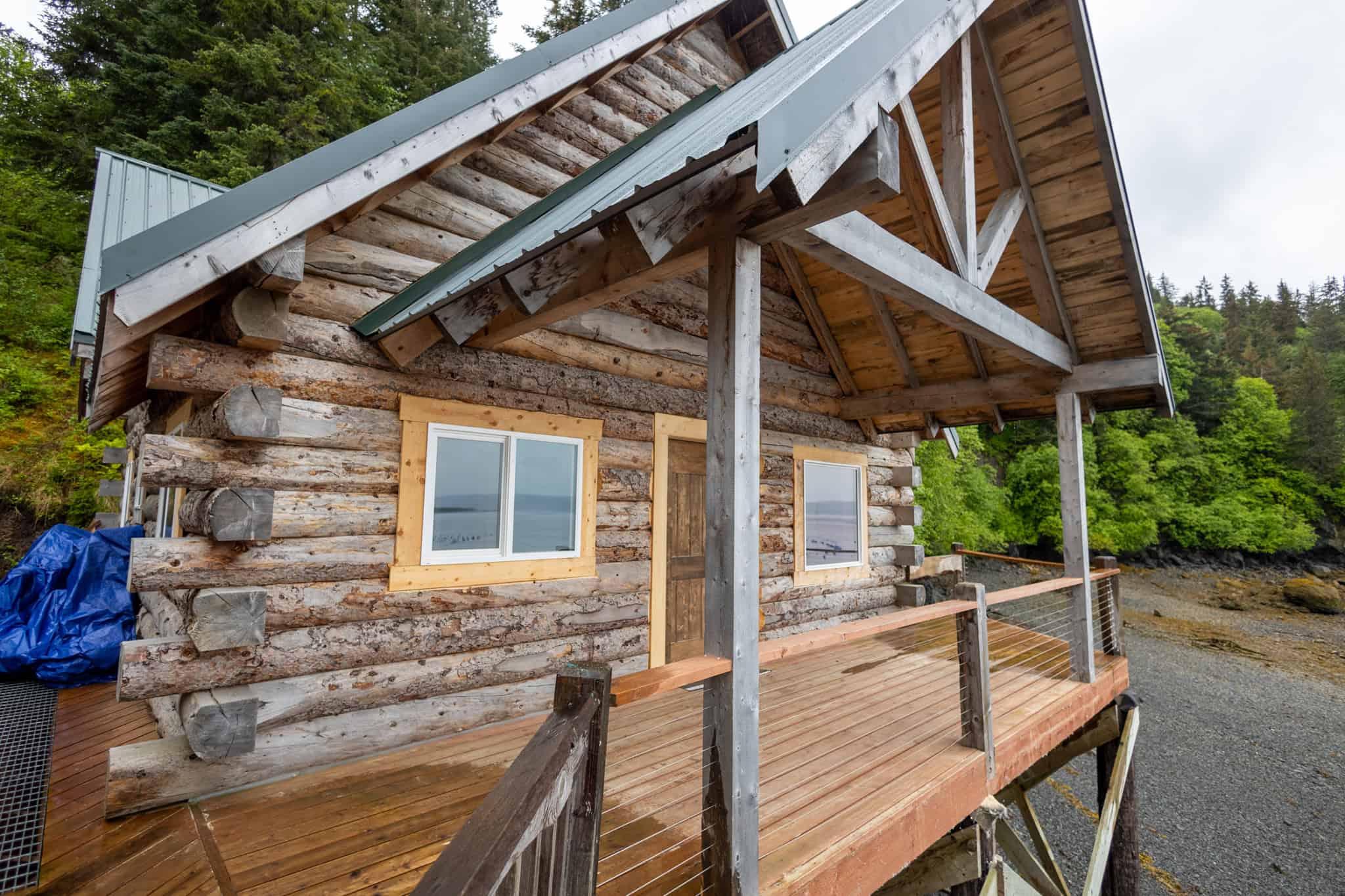 Off-Grid Alaska Lodge for Sale in Halibut Cove