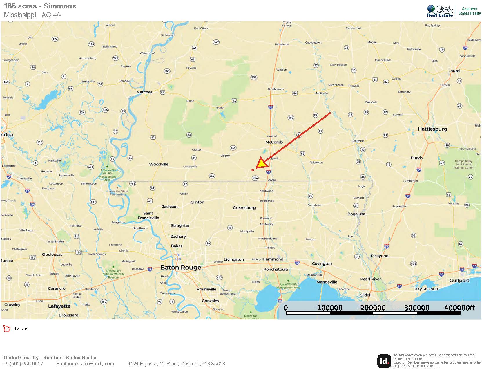 Country Home For Sale in Amite County, MS