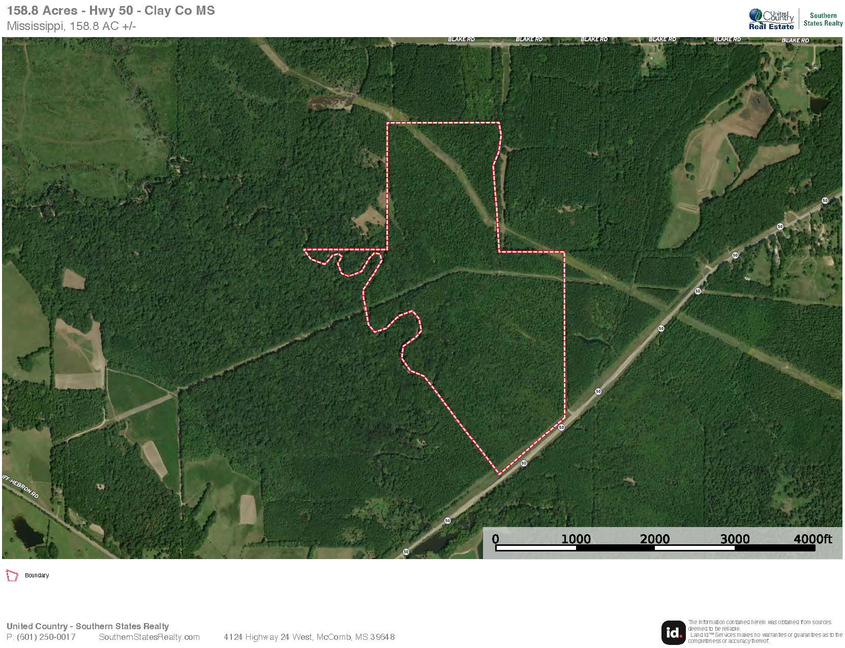 158.8 Acres Creek Frontage Clay County MS