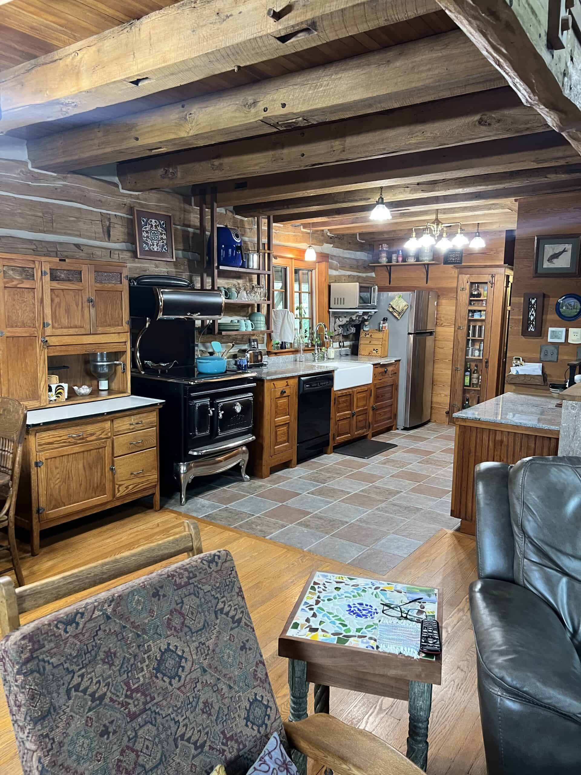 One of a Kind Lucas County, IA Acreage with Custom Log Home