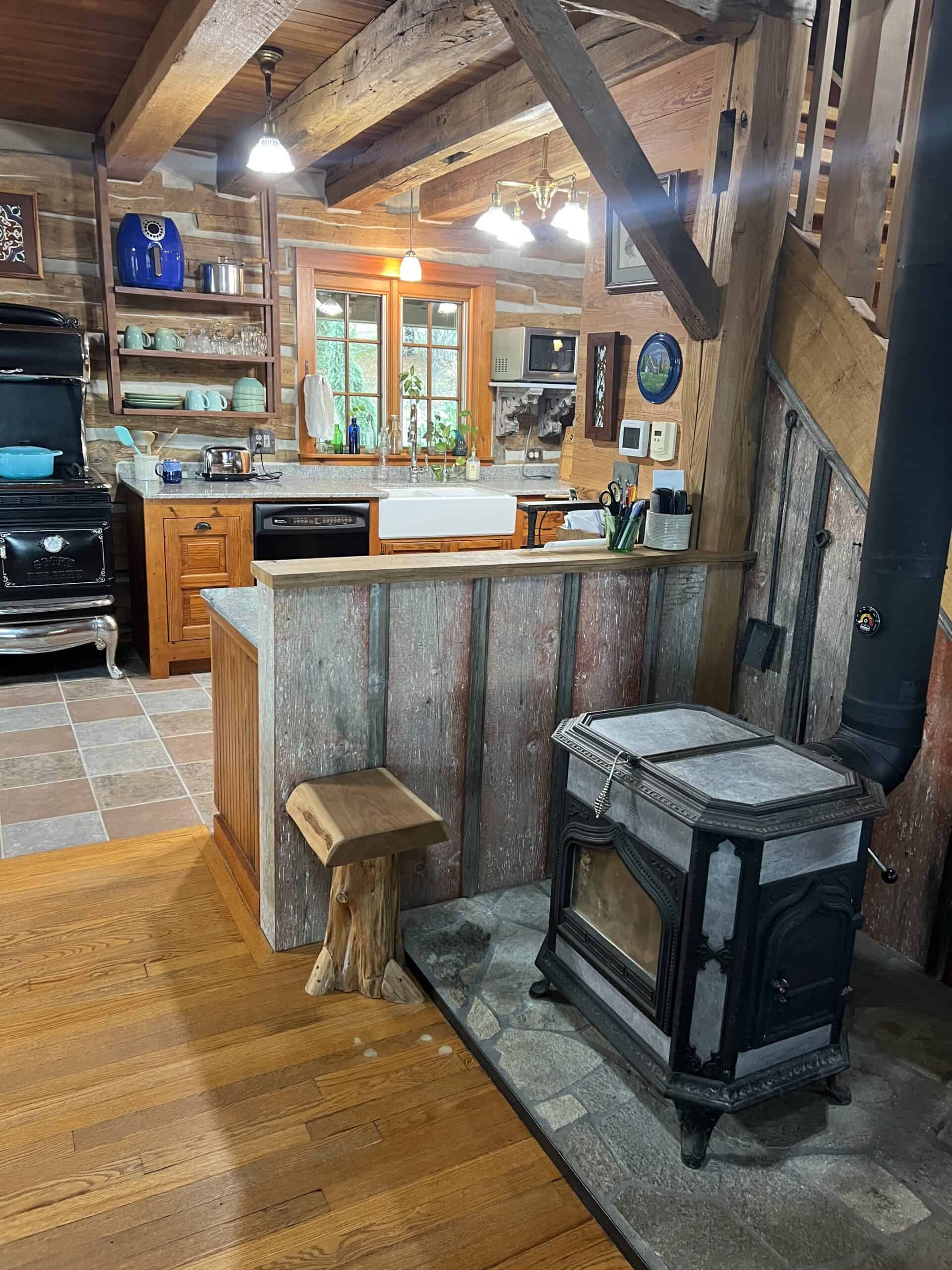 One of a Kind Lucas County, IA Acreage with Custom Log Home