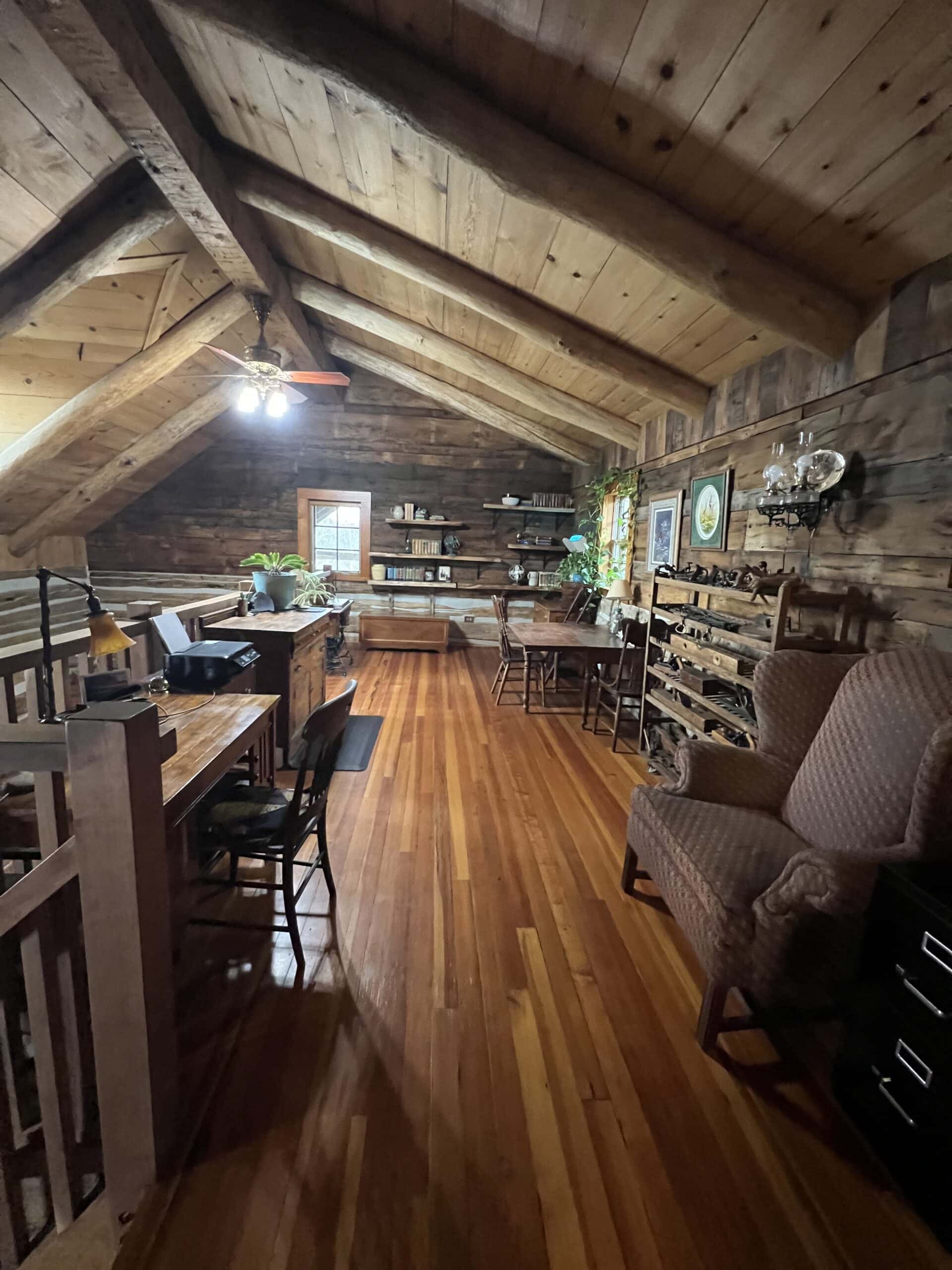 One of a Kind Lucas County, IA Acreage with Custom Log Home