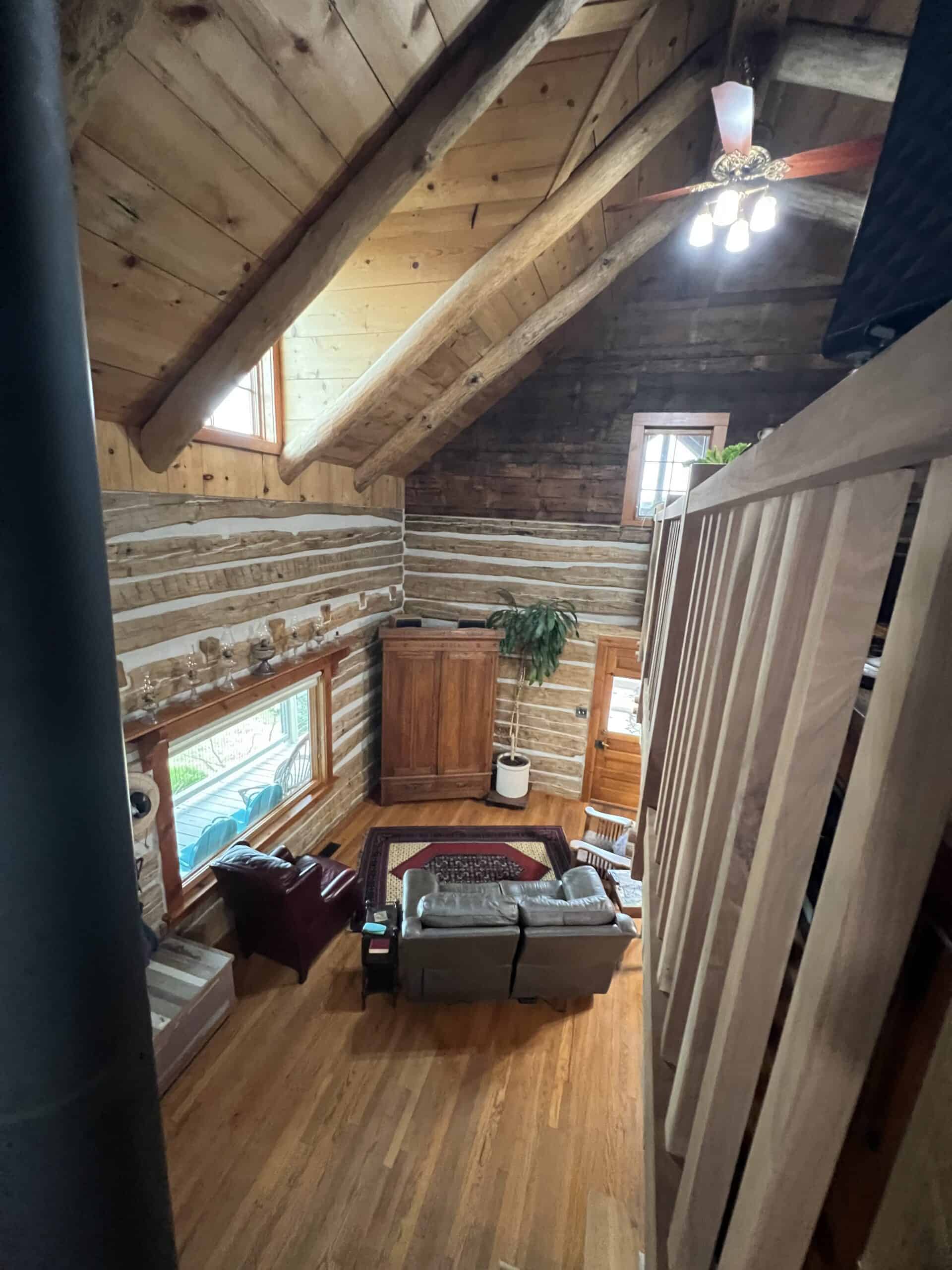 One of a Kind Lucas County, IA Acreage with Custom Log Home