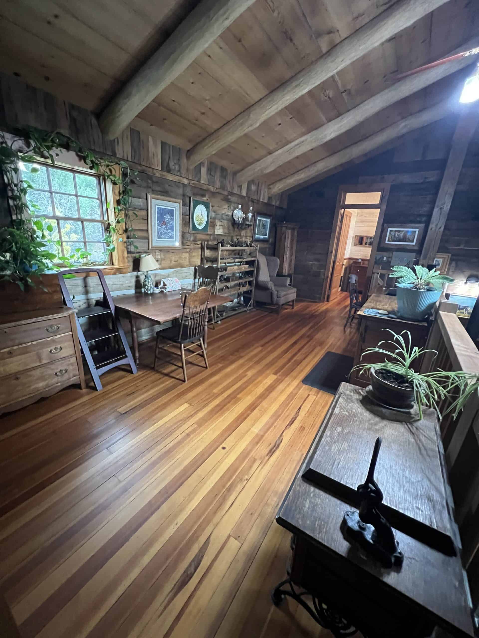 One of a Kind Lucas County, IA Acreage with Custom Log Home