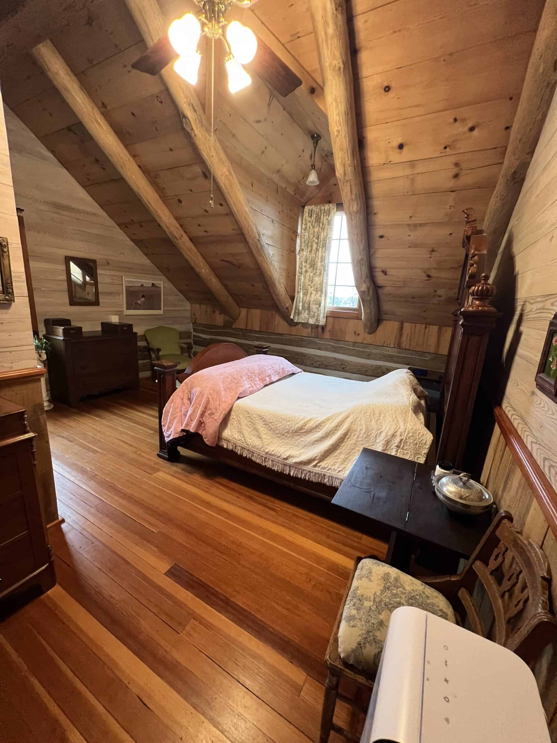 One of a Kind Lucas County, IA Acreage with Custom Log Home