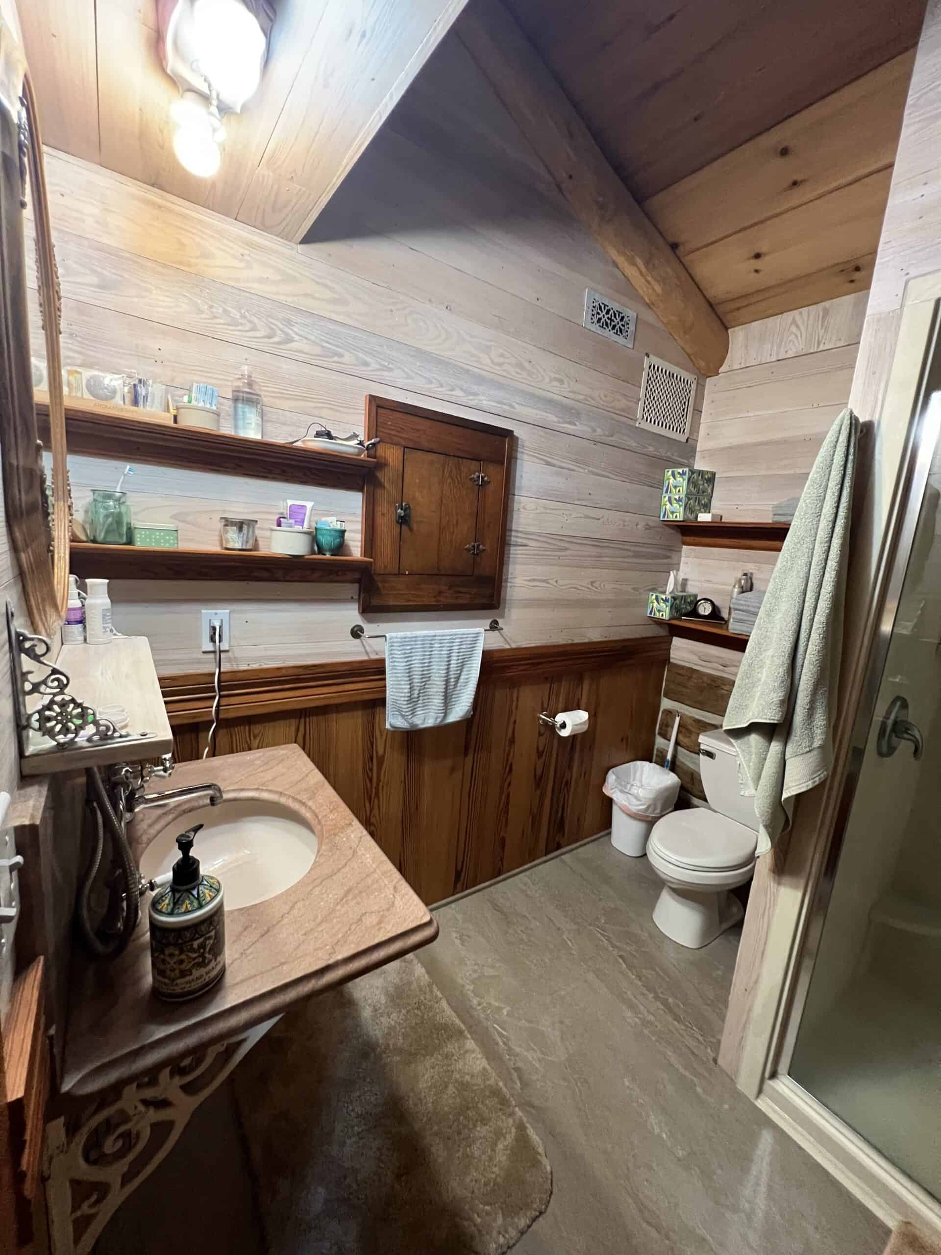 One of a Kind Lucas County, IA Acreage with Custom Log Home