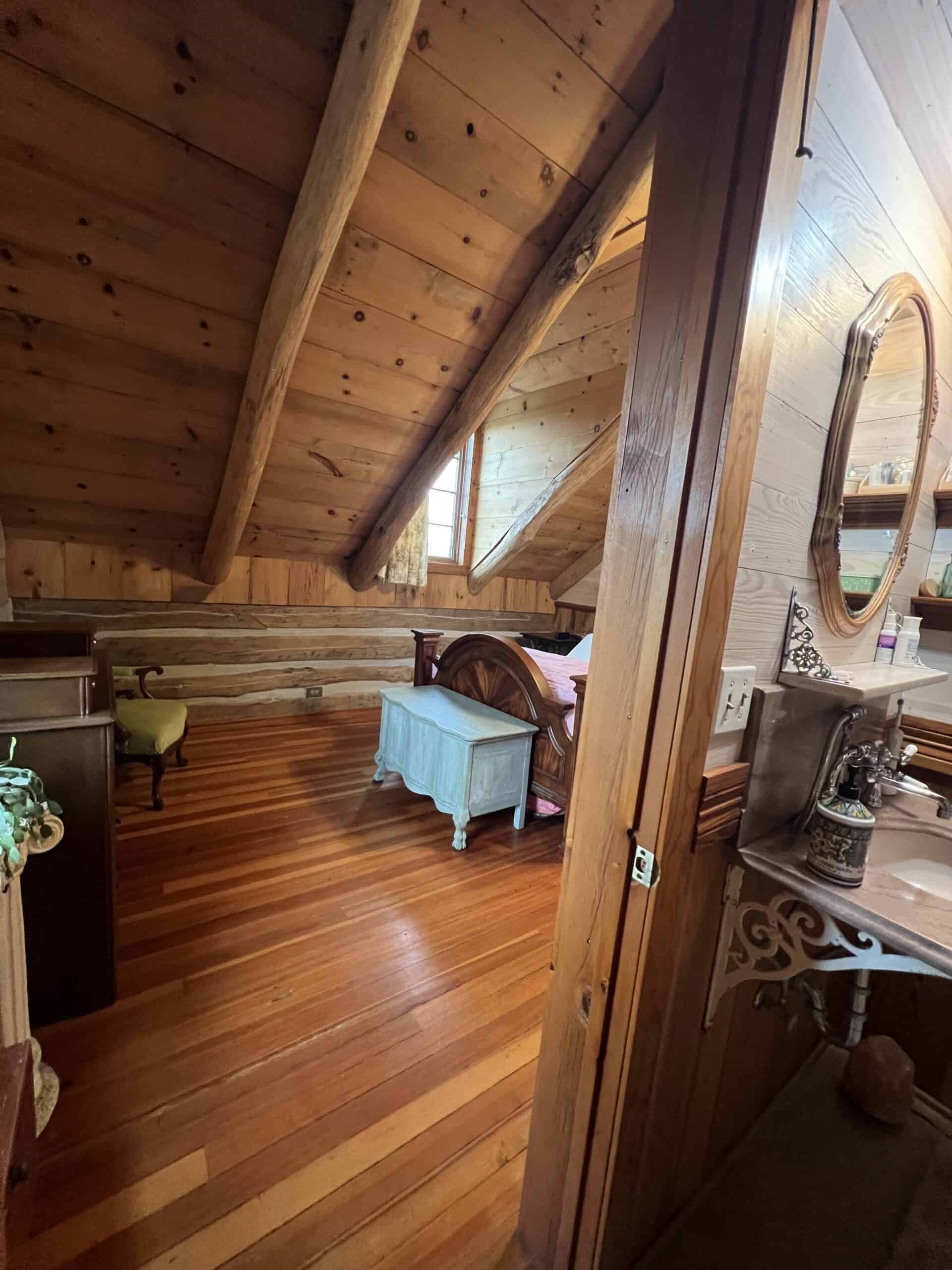 One of a Kind Lucas County, IA Acreage with Custom Log Home
