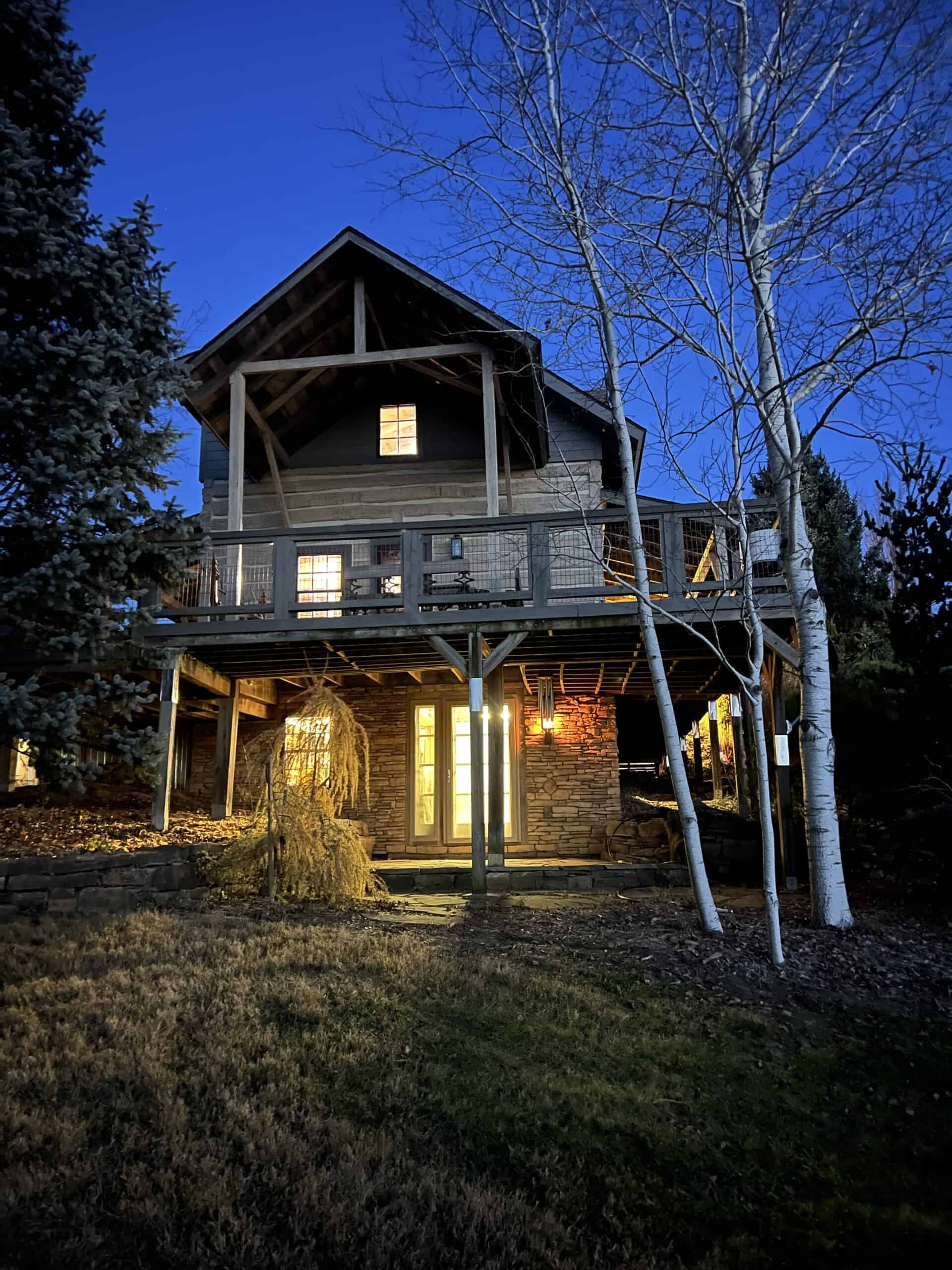 One of a Kind Lucas County, IA Acreage with Custom Log Home