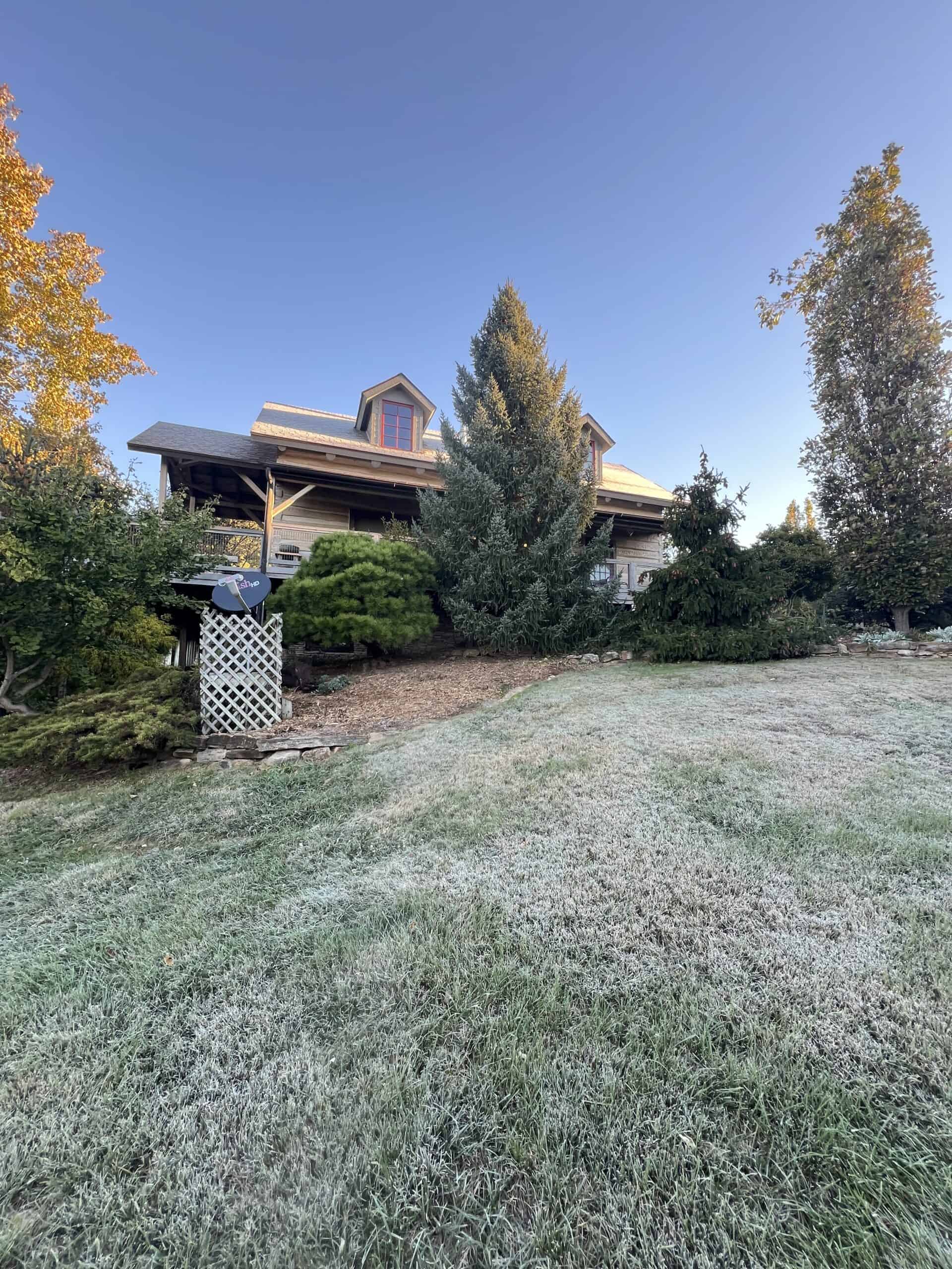 One of a Kind Lucas County, IA Acreage with Custom Log Home