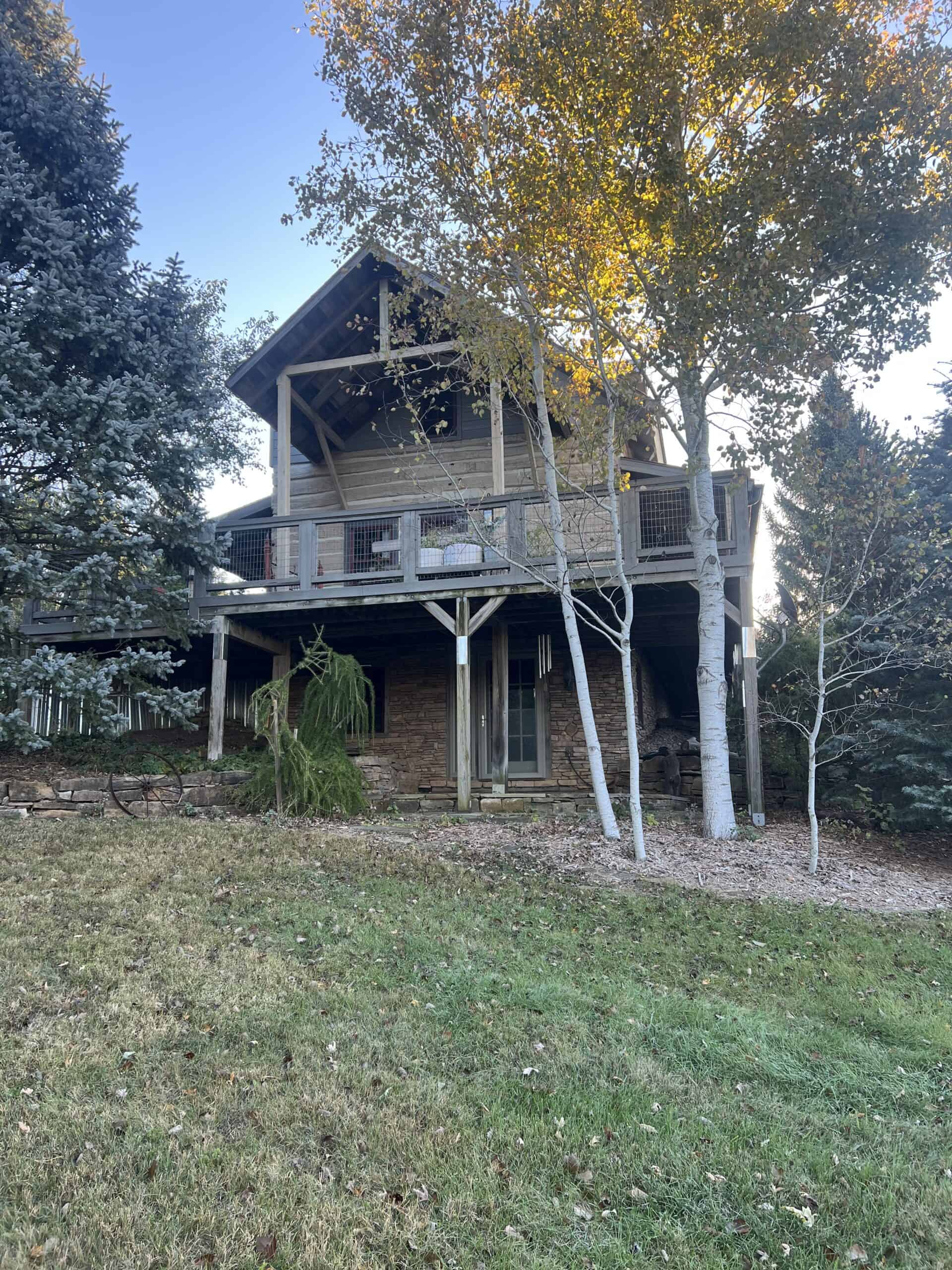 One of a Kind Lucas County, IA Acreage with Custom Log Home