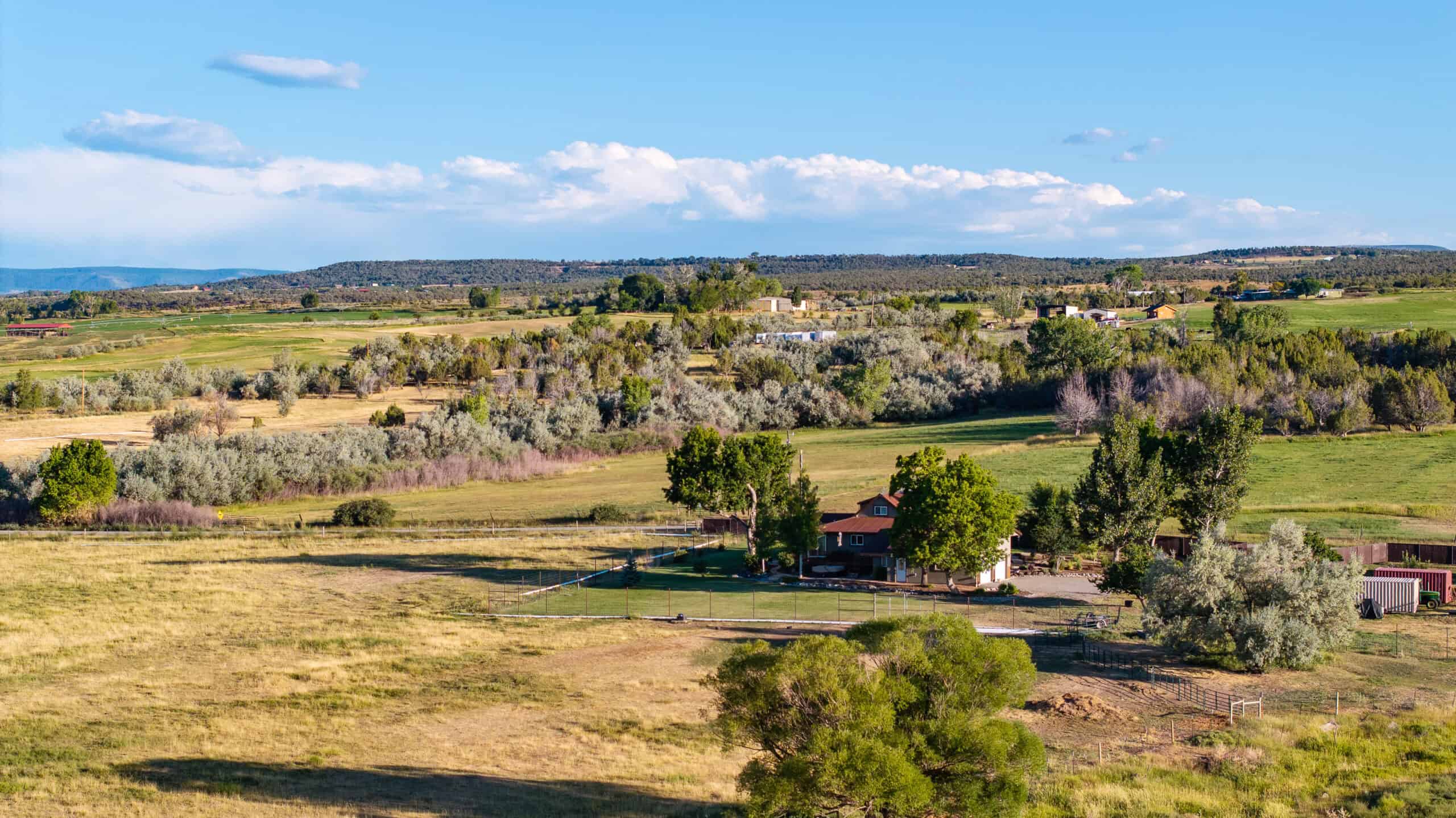 Country Home for Sale on 40 Acres with Valuable Water Rights