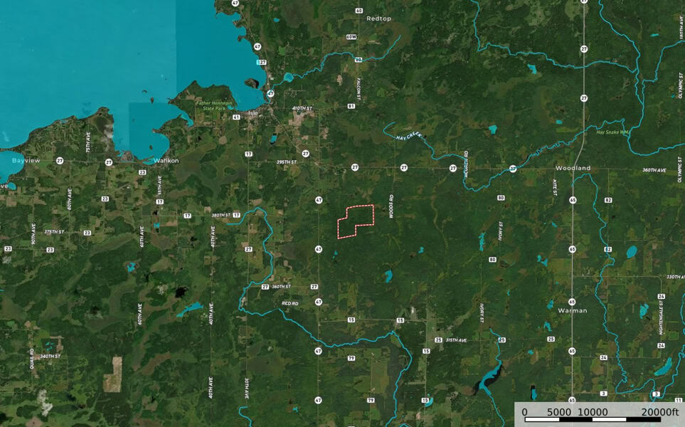 Northwoods Paradise w/ Trails & Ponds For Sale in Isle, MN