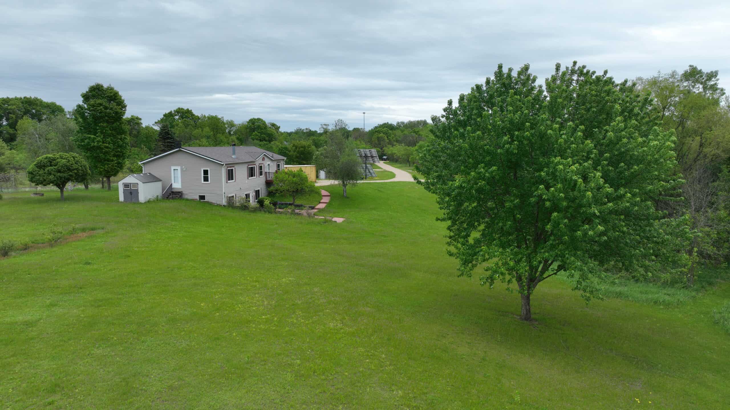 Off-Grid Solar Renewable Energy System Home on 67 Acres with Pine River Frontage | Richland County, WI