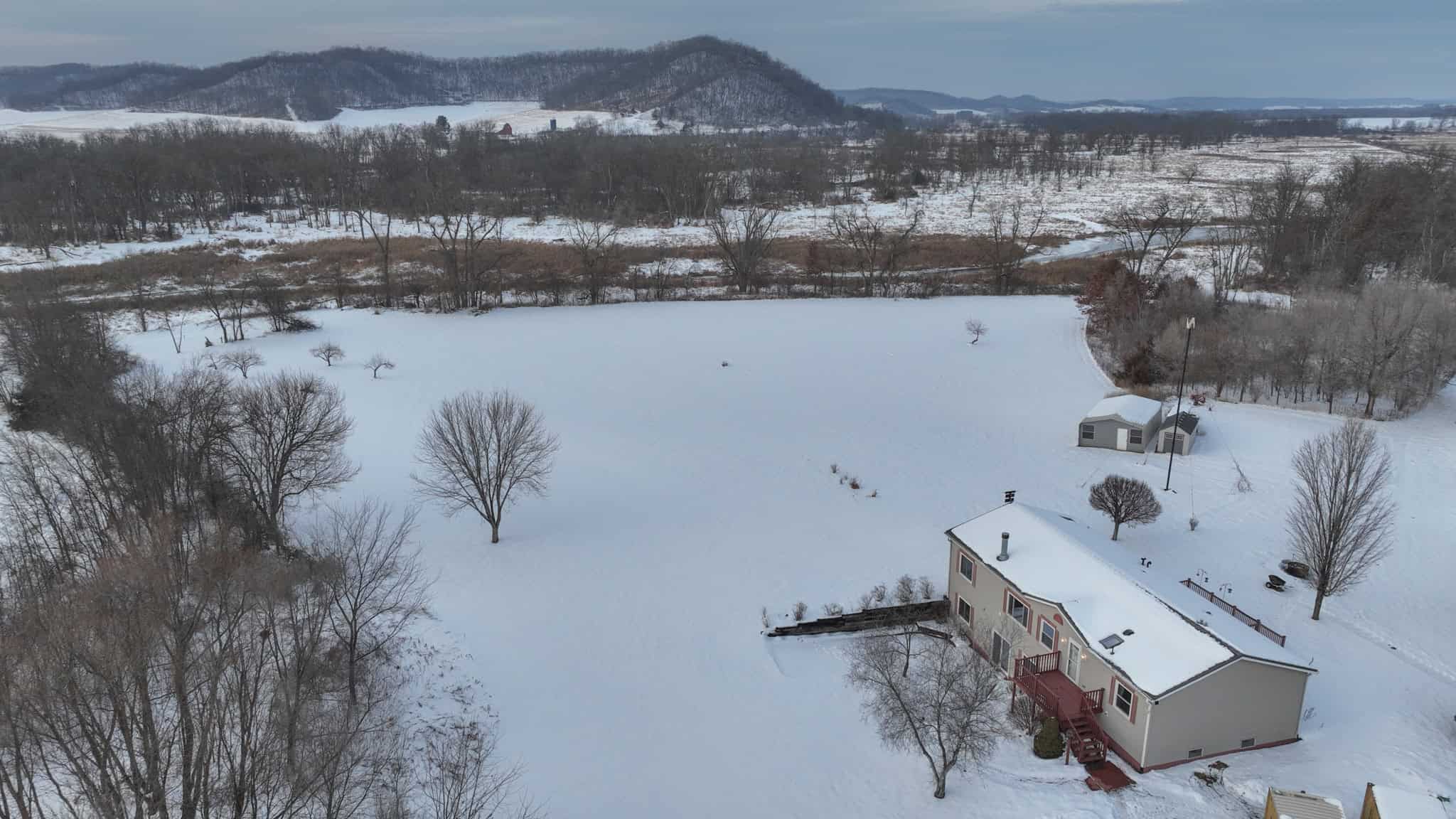 Off-Grid Solar Renewable Energy System Home on 67 Acres with Pine River Frontage | Richland County, WI