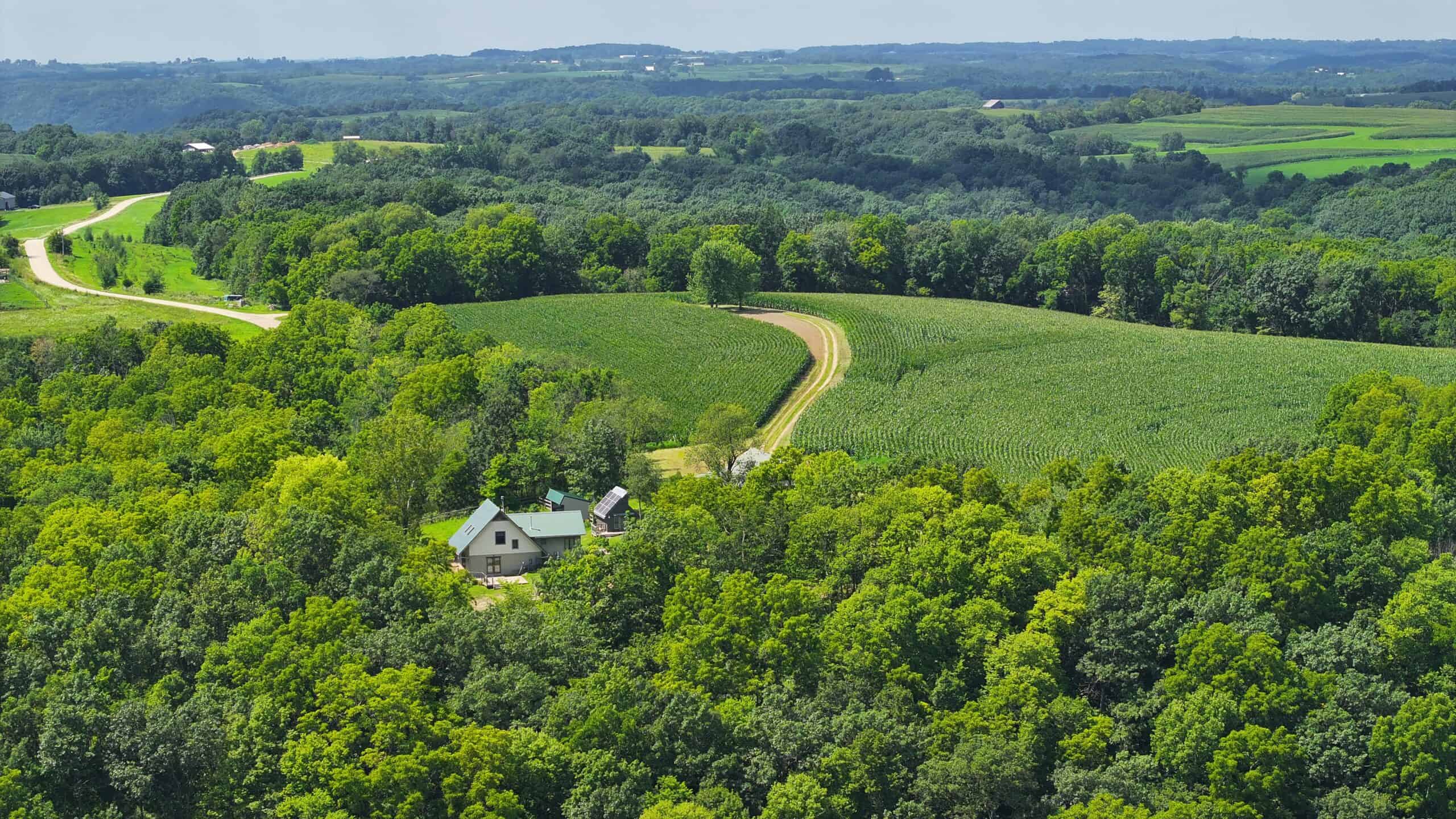100 +/- Acre Ridge-Top Driftless Retreat in Crawford County WI