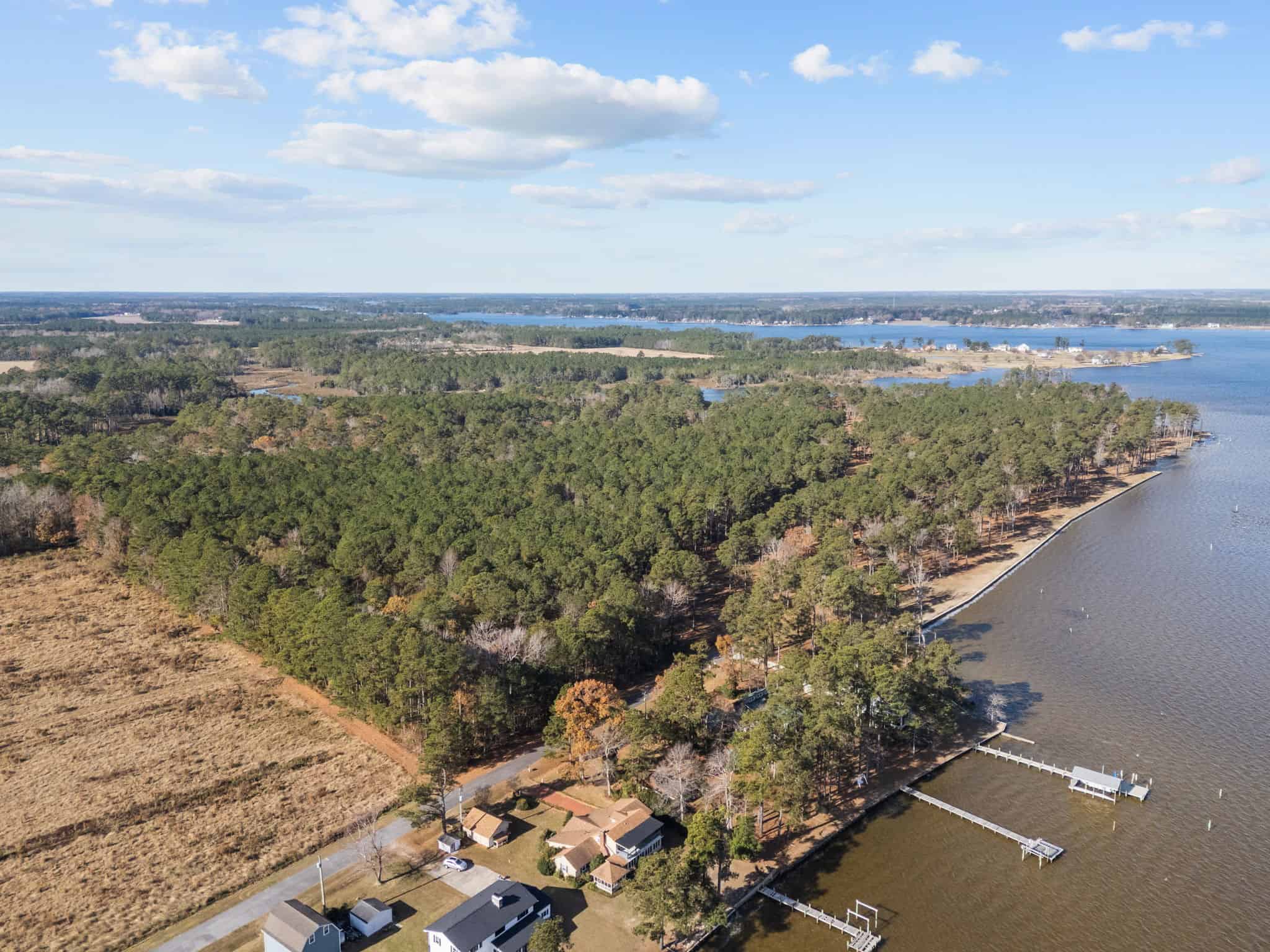 Prime 112-Acre Pungo River Waterfront Land for Sale