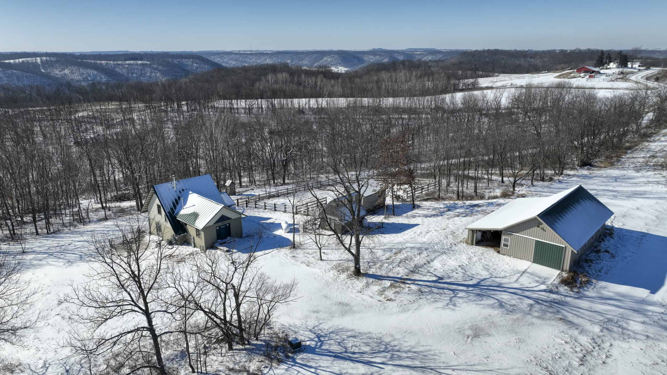 100 +/- Acre Ridge-Top Driftless Retreat in Crawford County WI