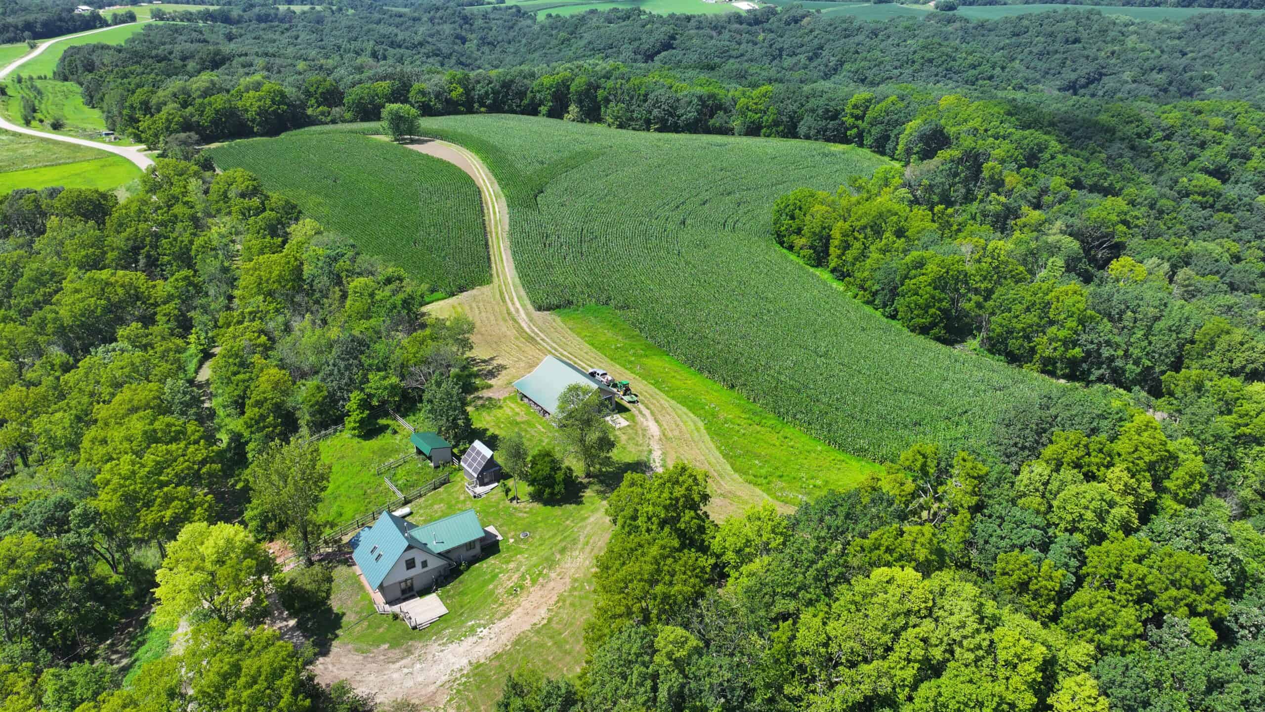 100 +/- Acre Ridge-Top Driftless Retreat in Crawford County WI