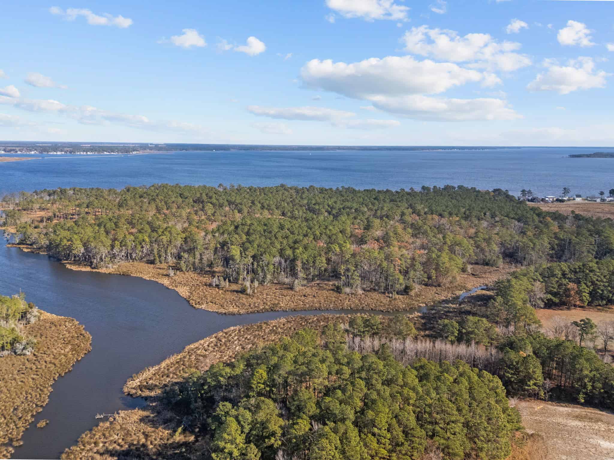 Prime 112-Acre Pungo River Waterfront Land for Sale