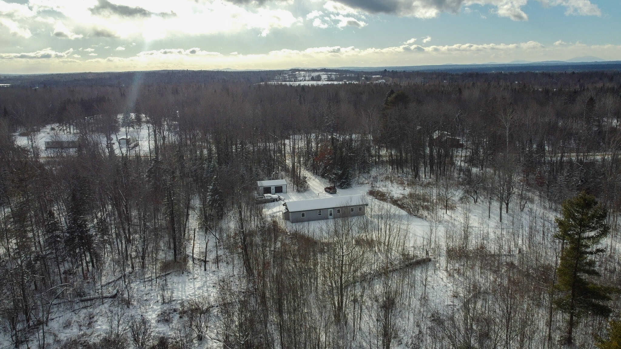 Private Home on 40 Acres – Stacyville, ME