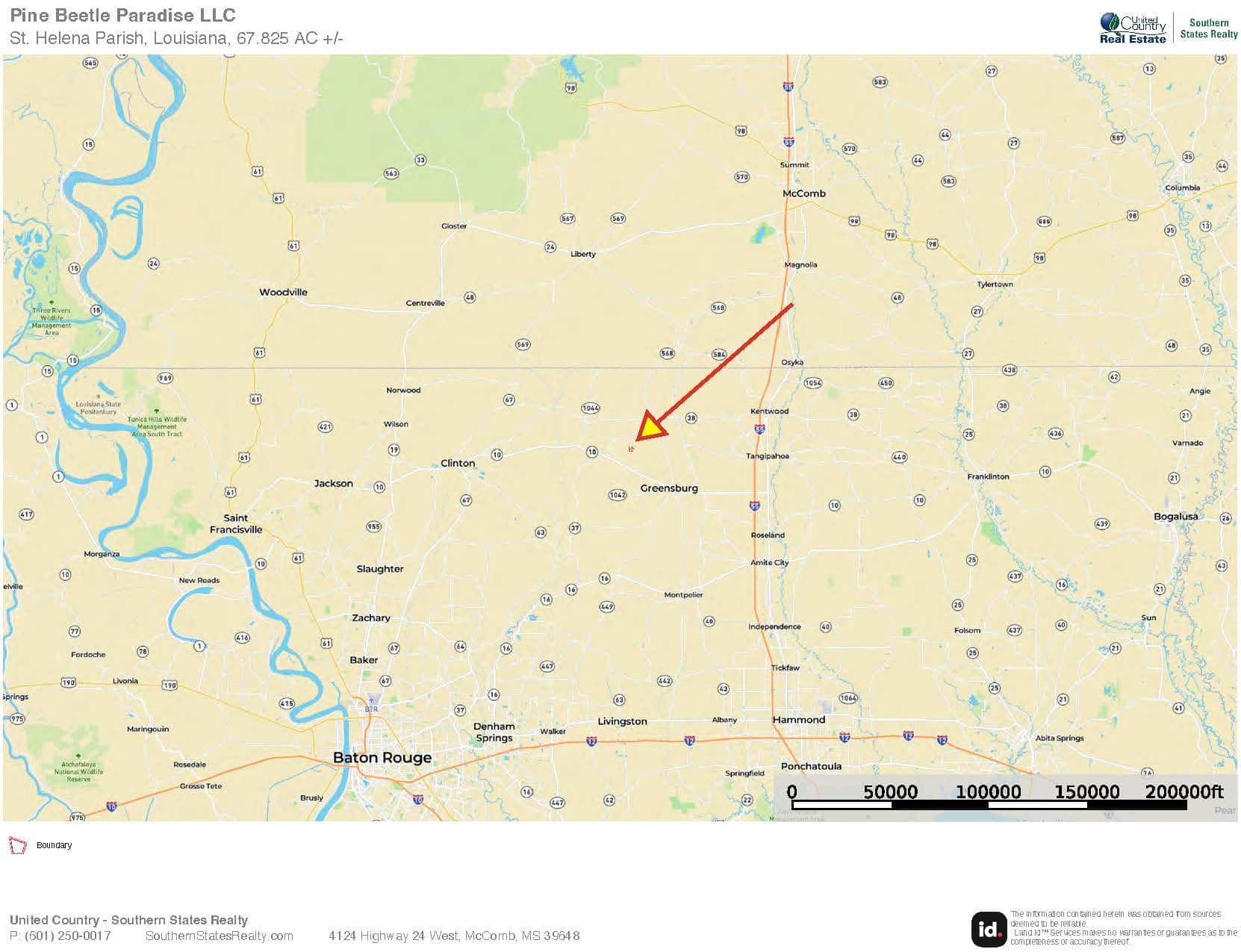 Prime Hunting Property in St Helena Parish, LA