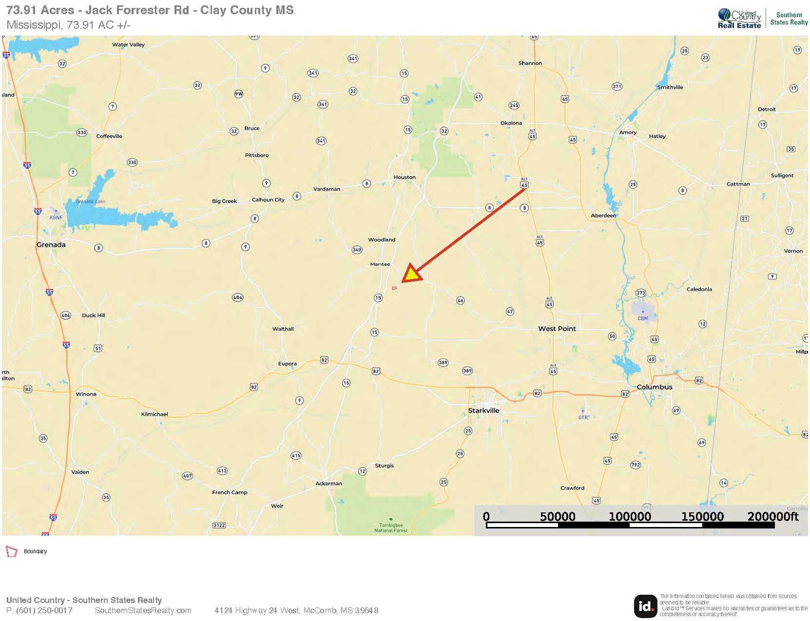 Timberland Farmland For Sale Clay County MS