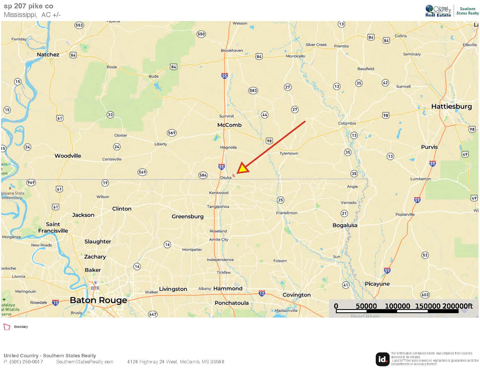 Asilo Farms on Bala Chitto Creek, Southwest Mississippi