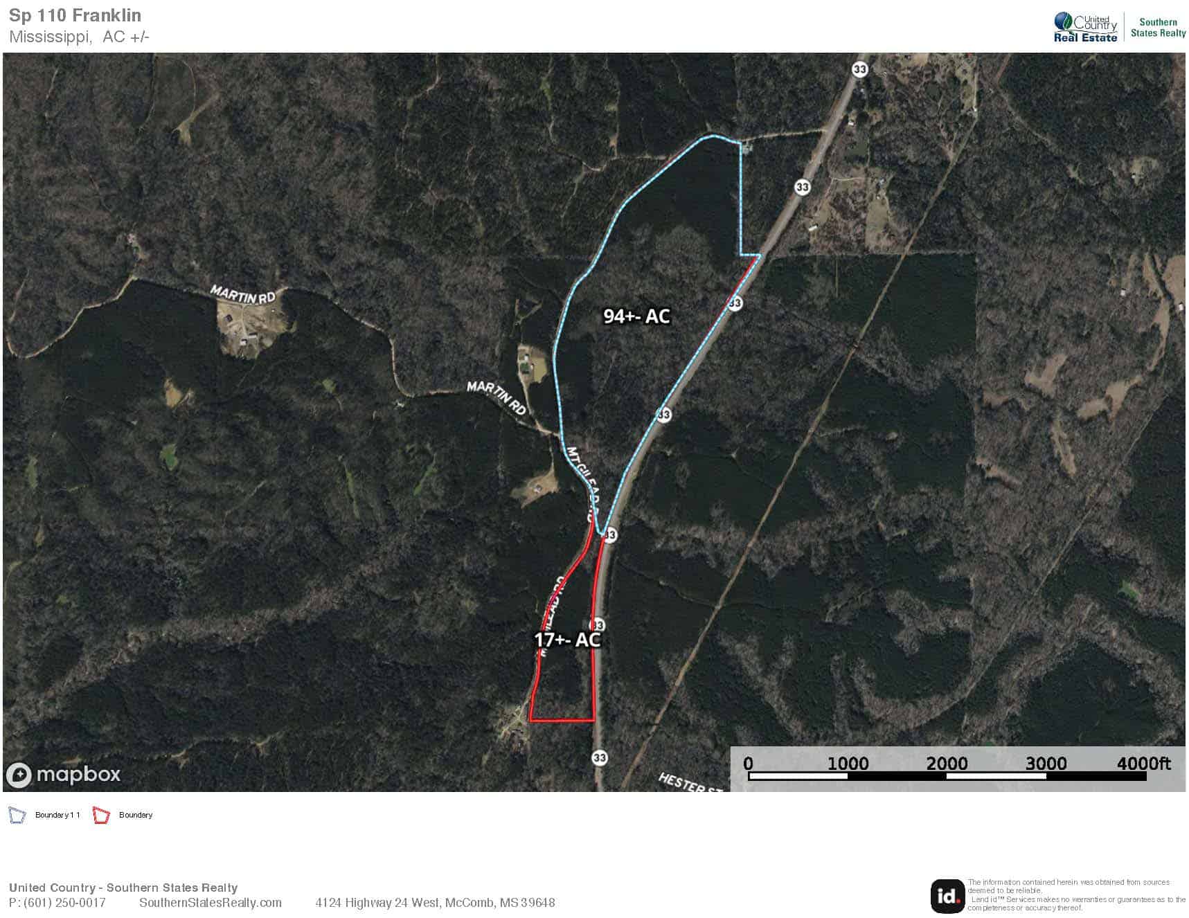 Roxie Mississippi – 94 Acre Recreational Retreat