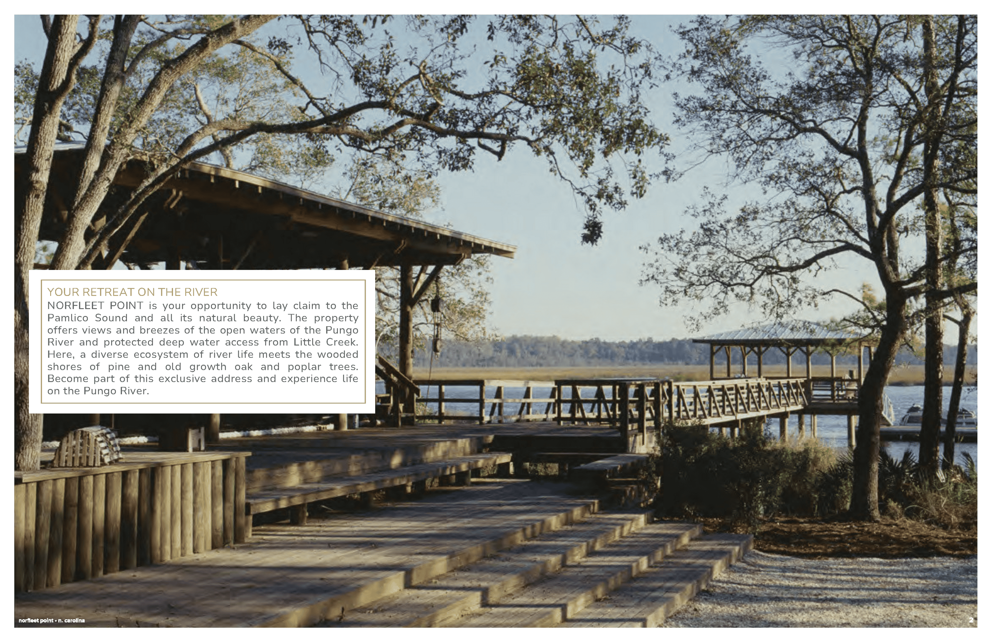 Prime 112-Acre Pungo River Waterfront Land for Sale