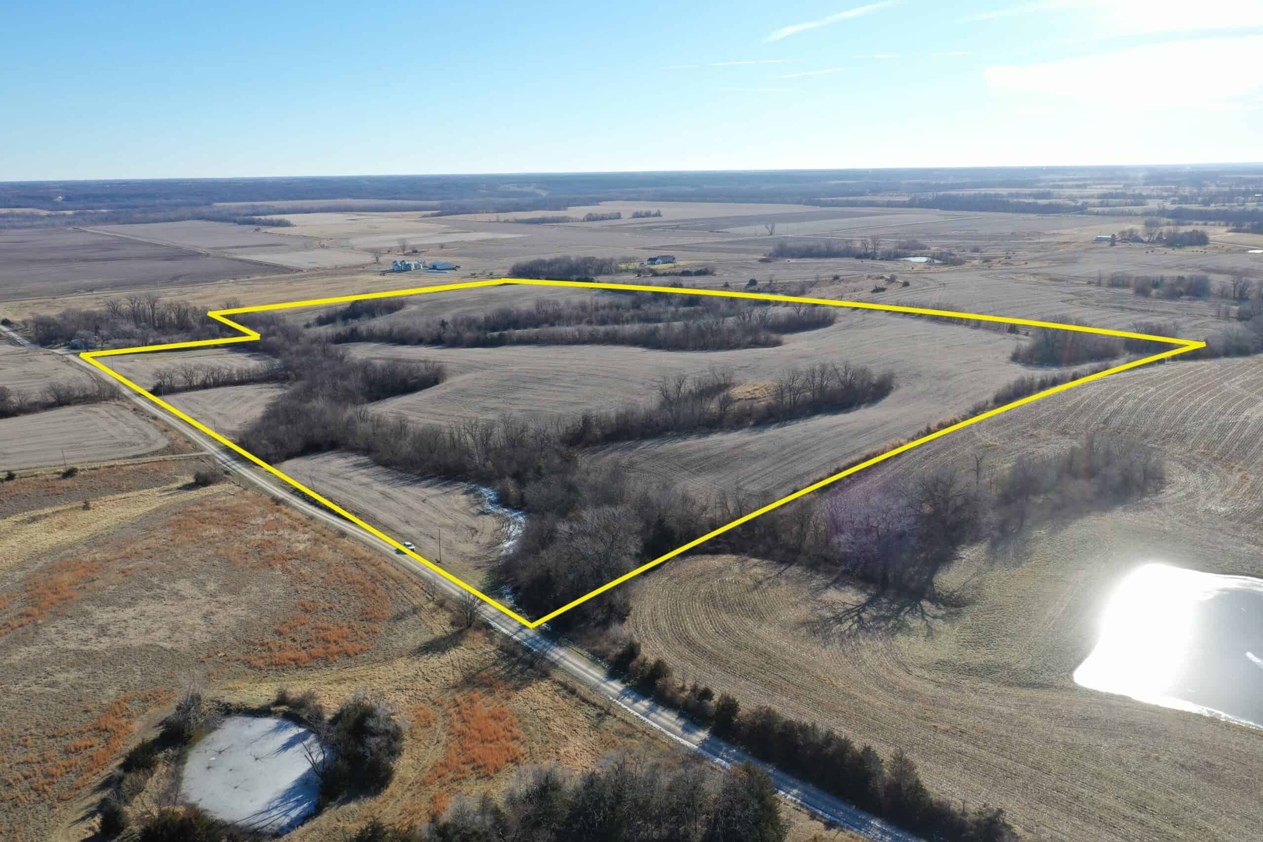 58± Acre Farm with Tillable Ground, Build Site & Hunting