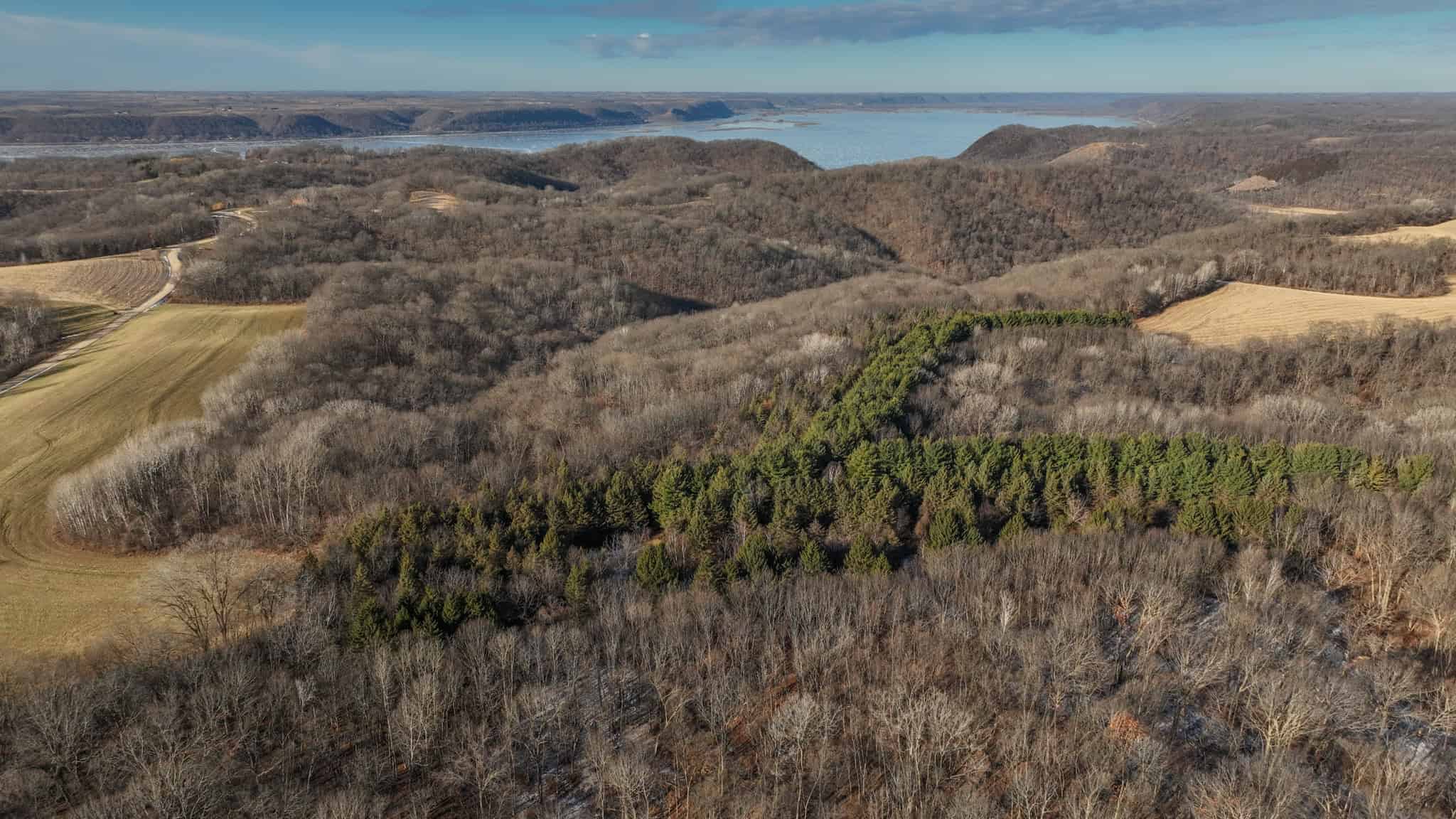 Legacy Blufftop Hunting Retreat Near the Mississippi River | 128 Acres in Crawford County, WI