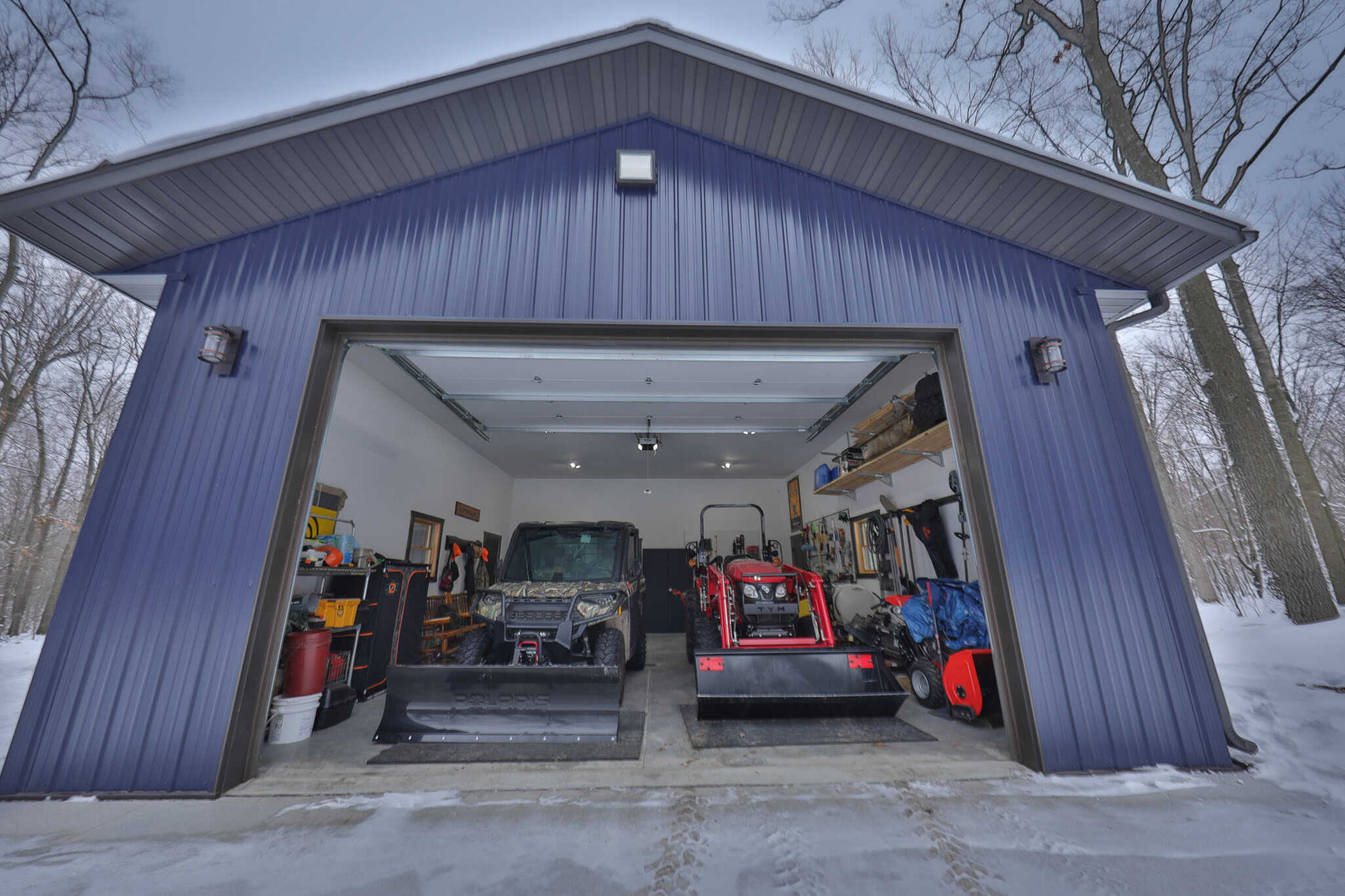 Legacy Whitetail Retreat — 65 Acres with New Custom Hunting Cabin off Dead-End Road in Clark County, Wisconsin
