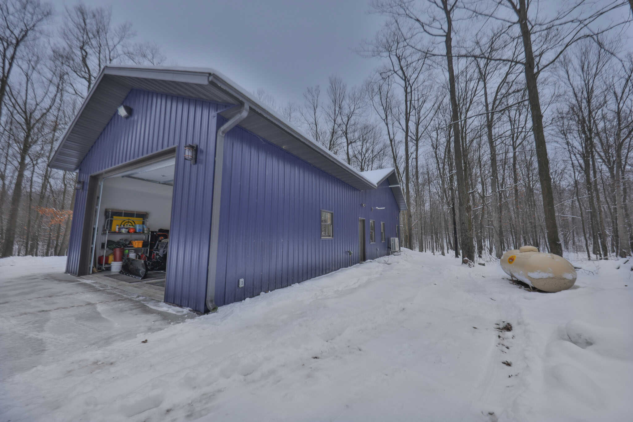 Legacy Whitetail Retreat — 65 Acres with New Custom Hunting Cabin off Dead-End Road in Clark County, Wisconsin