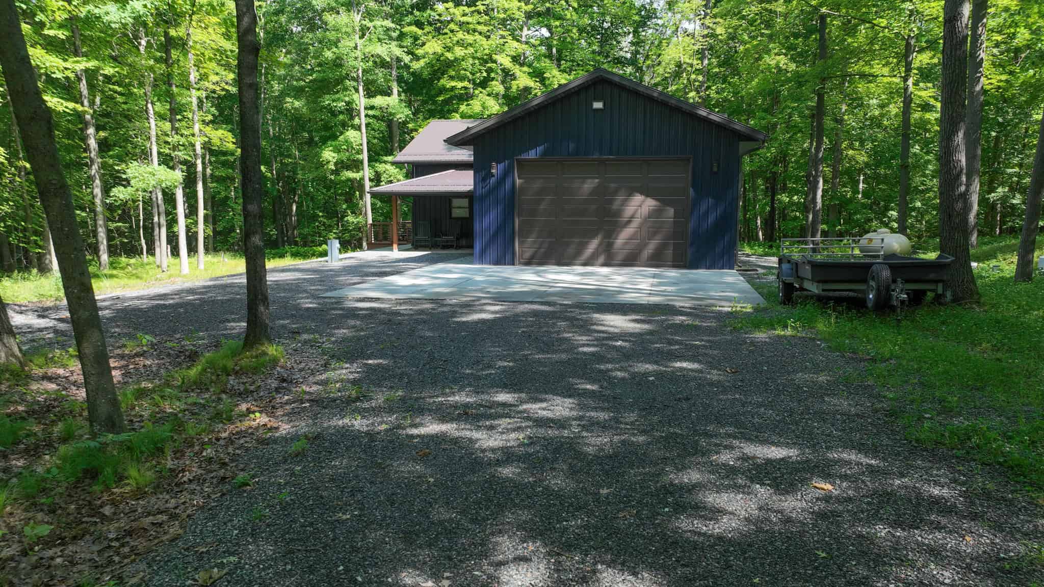 Legacy Whitetail Retreat — 65 Acres with New Custom Hunting Cabin off Dead-End Road in Clark County, Wisconsin
