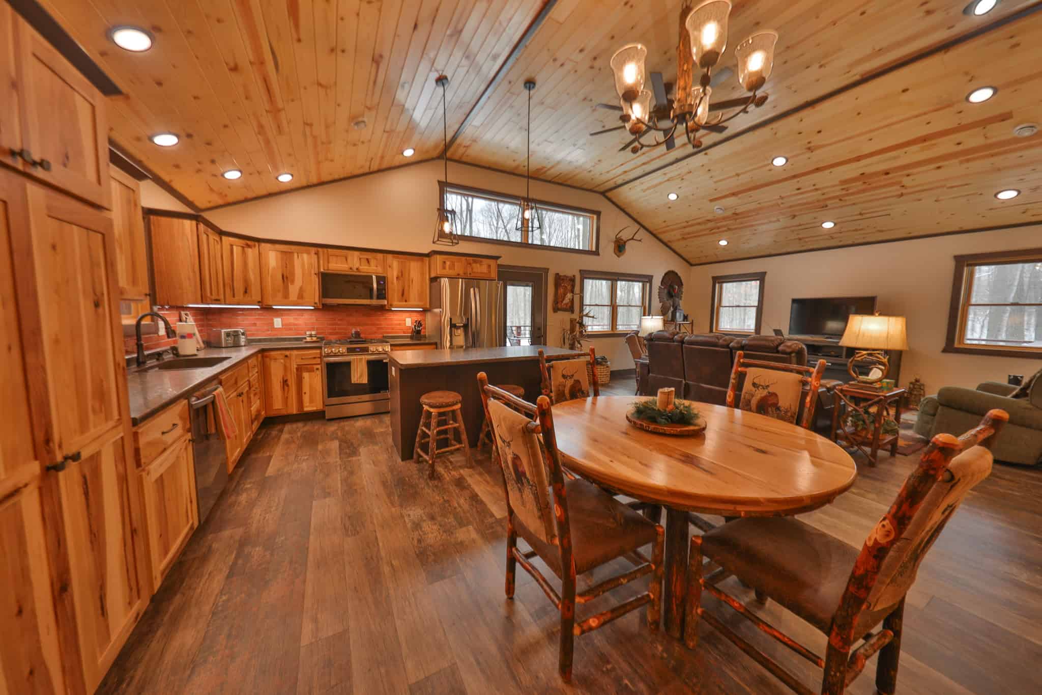 Legacy Whitetail Retreat — 65 Acres with New Custom Hunting Cabin off Dead-End Road in Clark County, Wisconsin