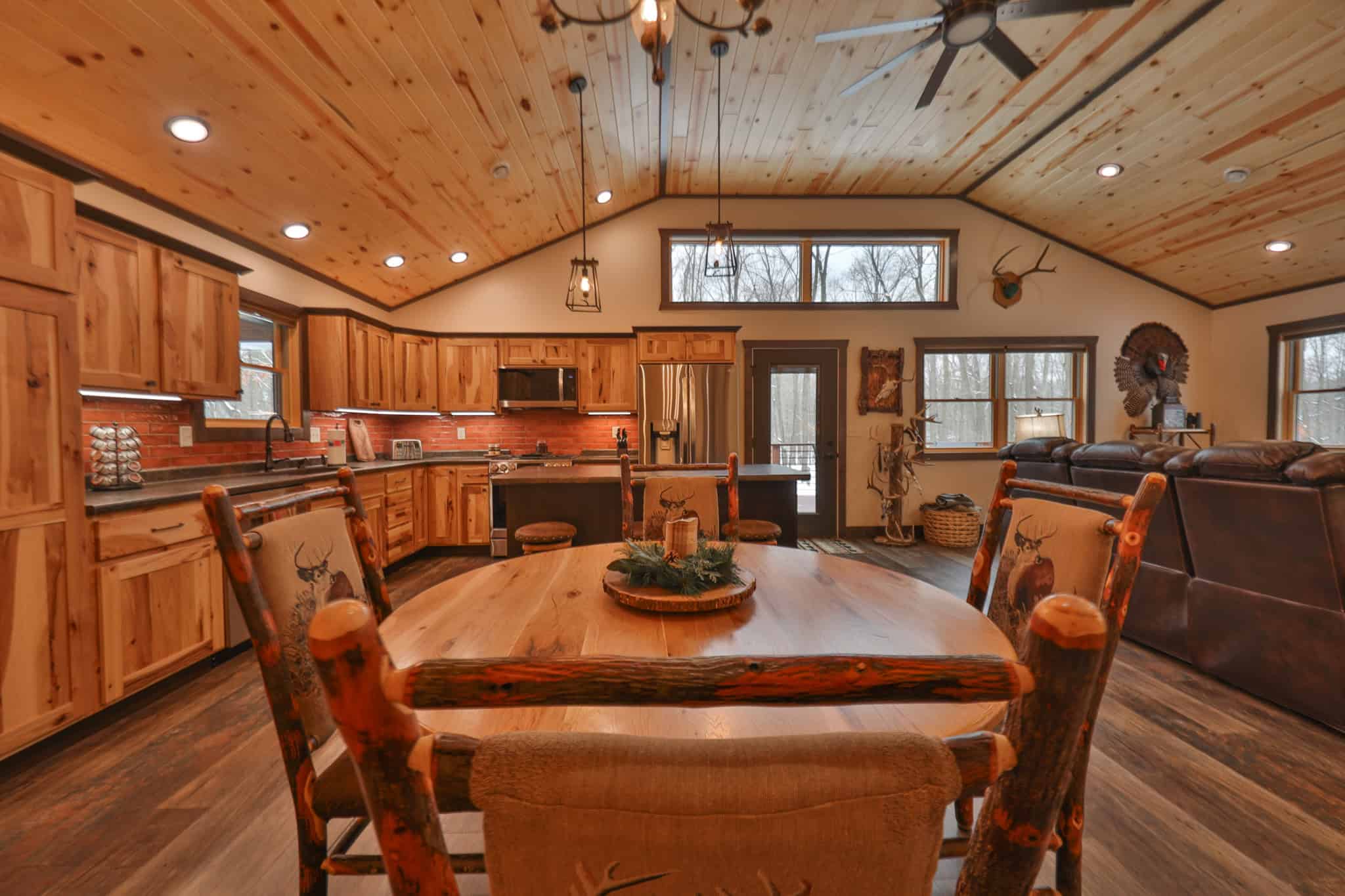 Legacy Whitetail Retreat — 65 Acres with New Custom Hunting Cabin off Dead-End Road in Clark County, Wisconsin
