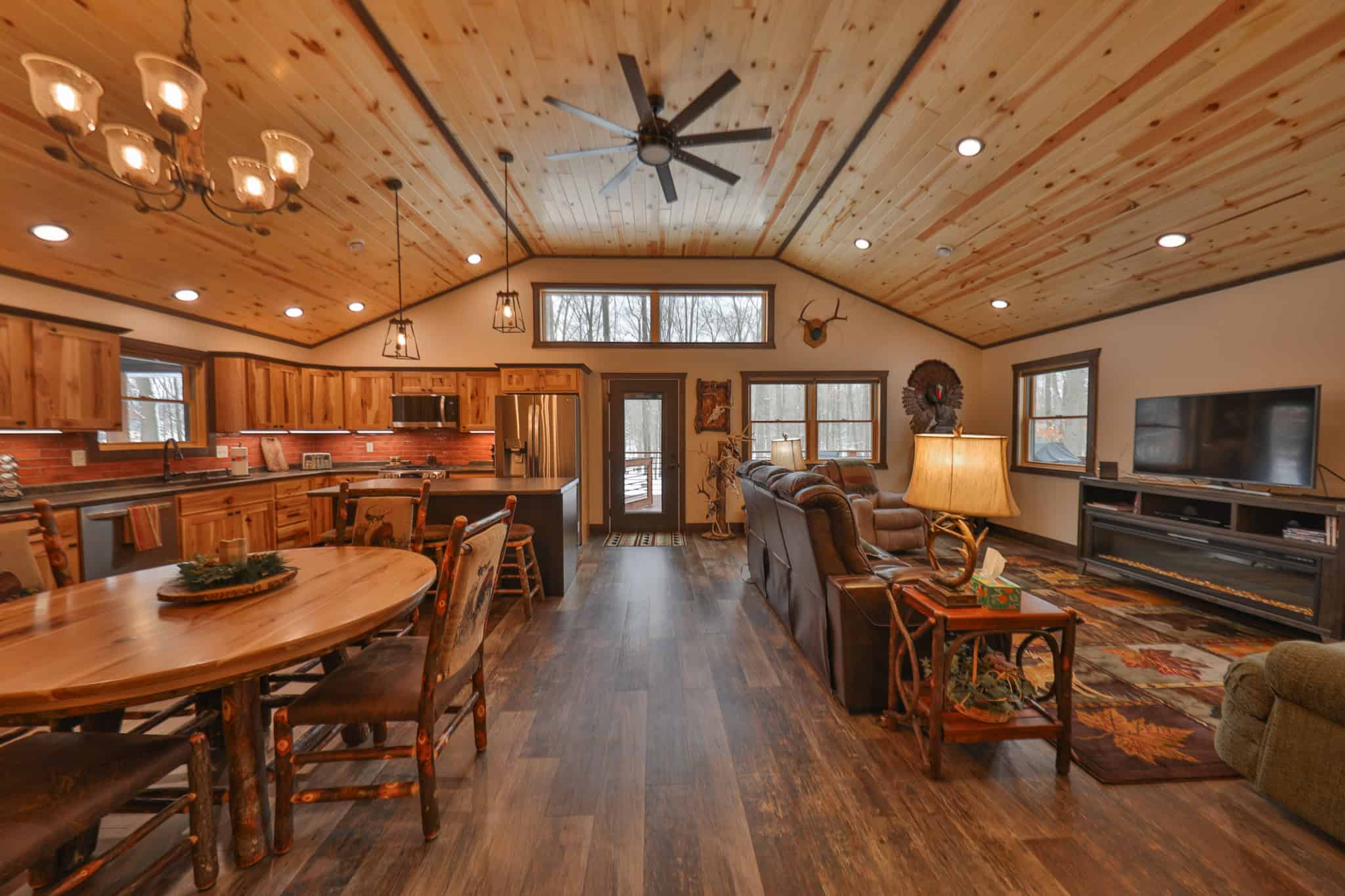 Legacy Whitetail Retreat — 65 Acres with New Custom Hunting Cabin off Dead-End Road in Clark County, Wisconsin