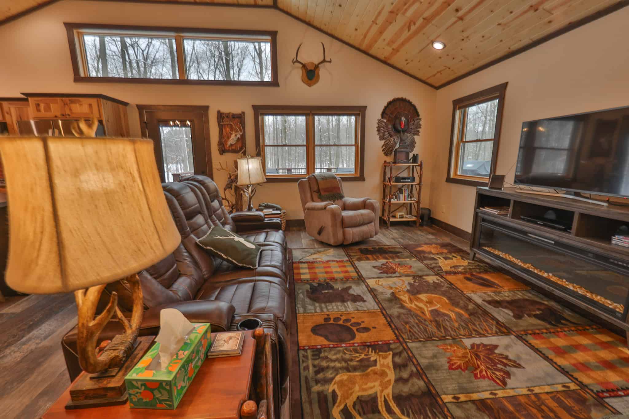 Legacy Whitetail Retreat — 65 Acres with New Custom Hunting Cabin off Dead-End Road in Clark County, Wisconsin